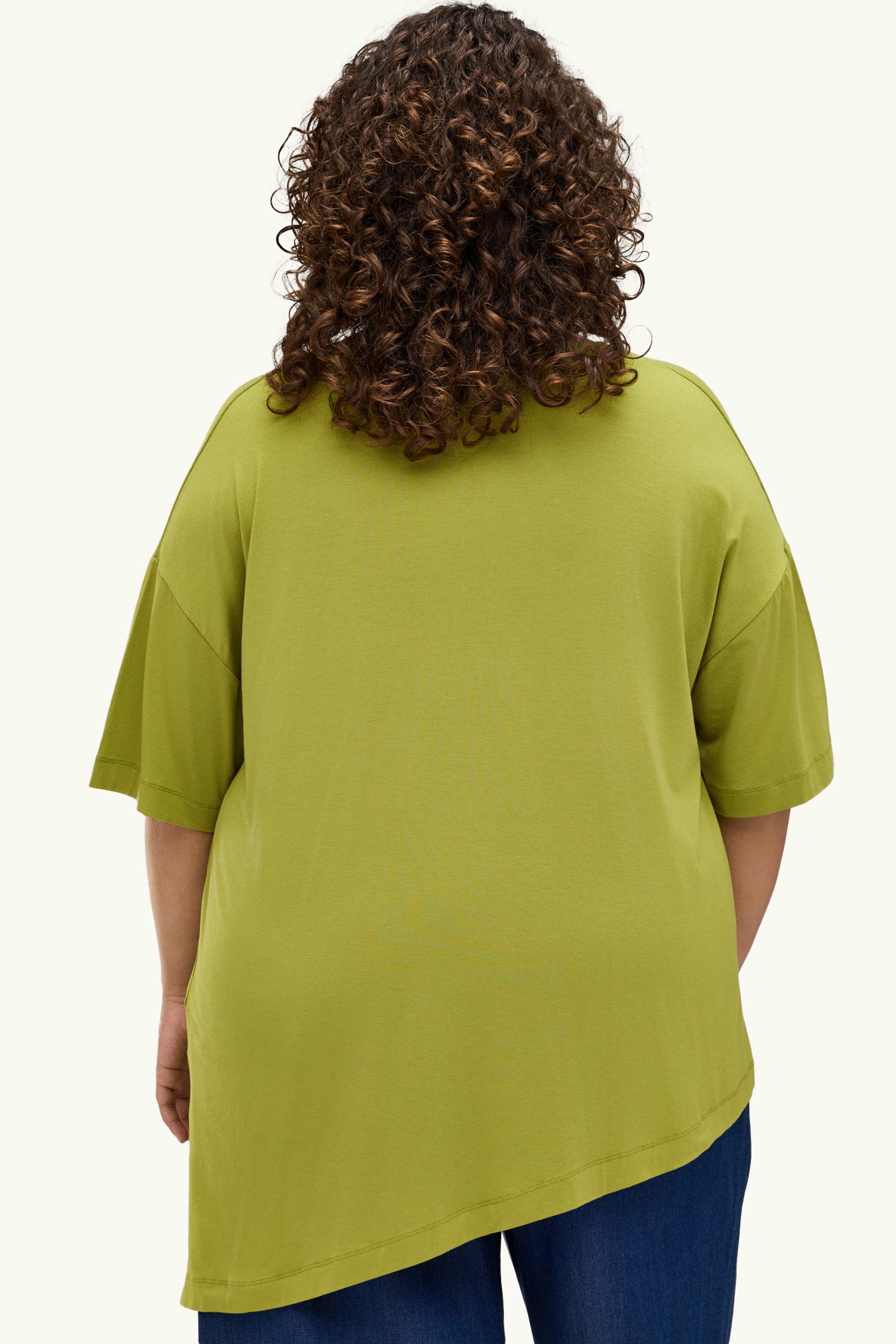 V-neck T-shirt - relaxed fit light green