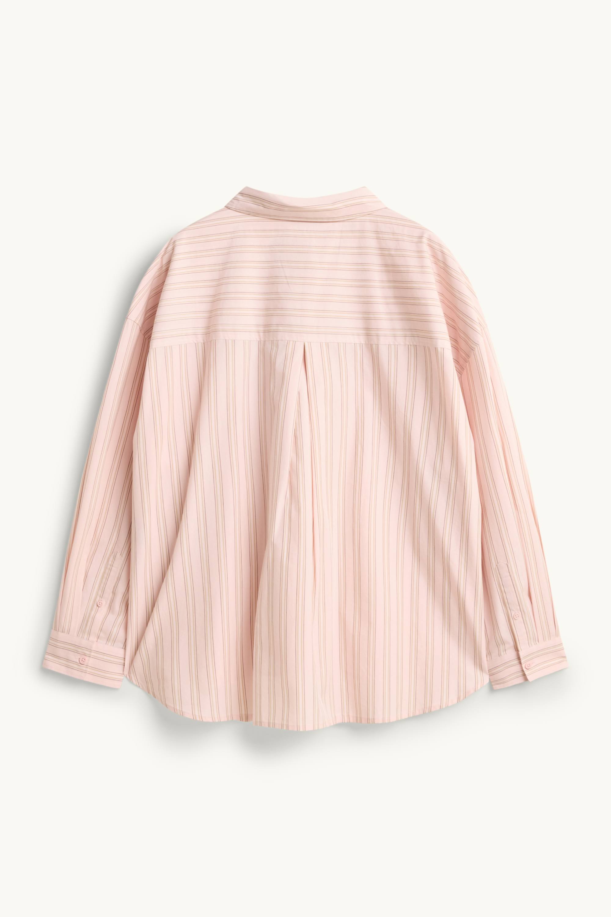 Shirt blouse - striped rose
