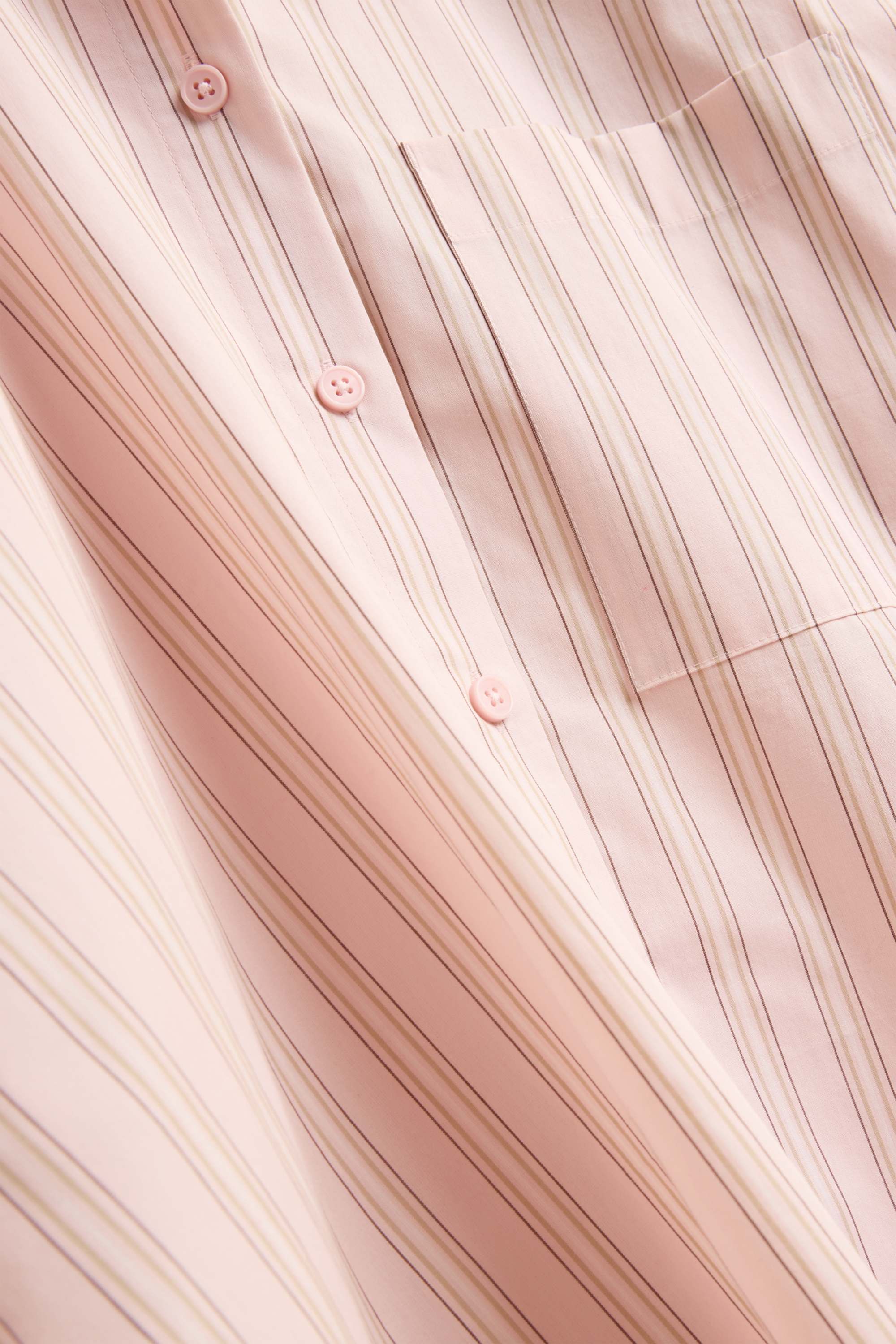 Shirt blouse - striped rose