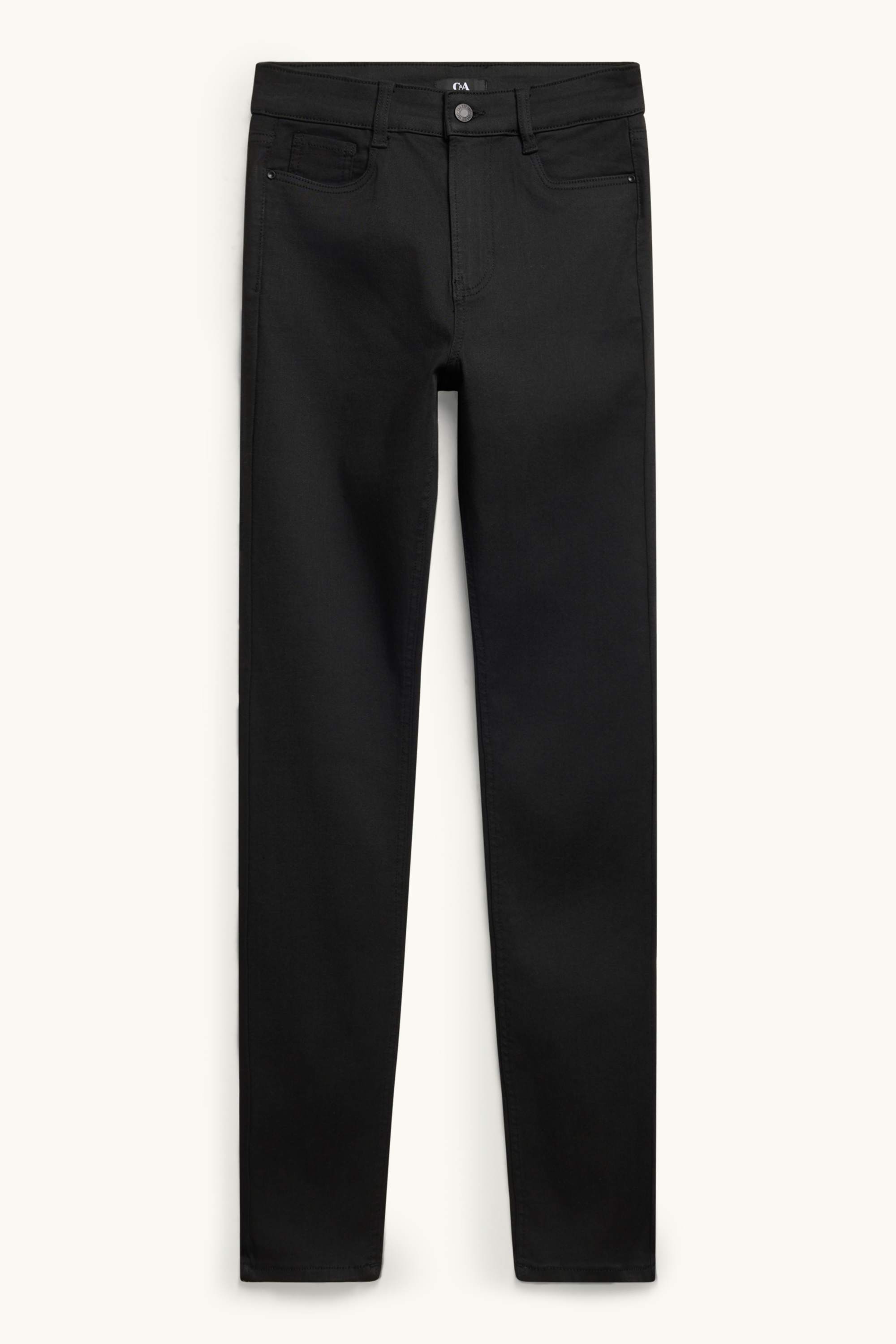 Slim jeans - high waist black