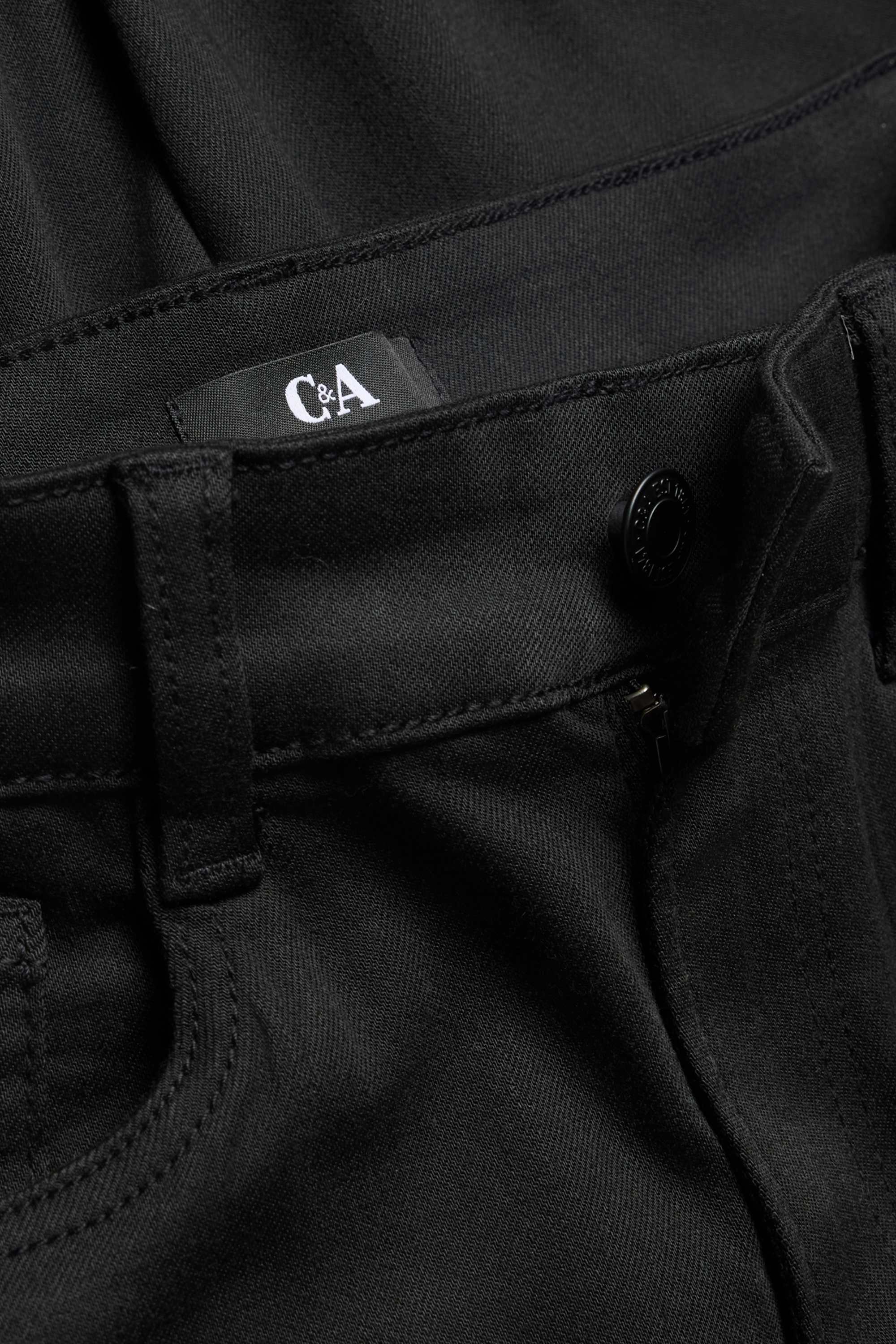 Slim jeans - high waist black