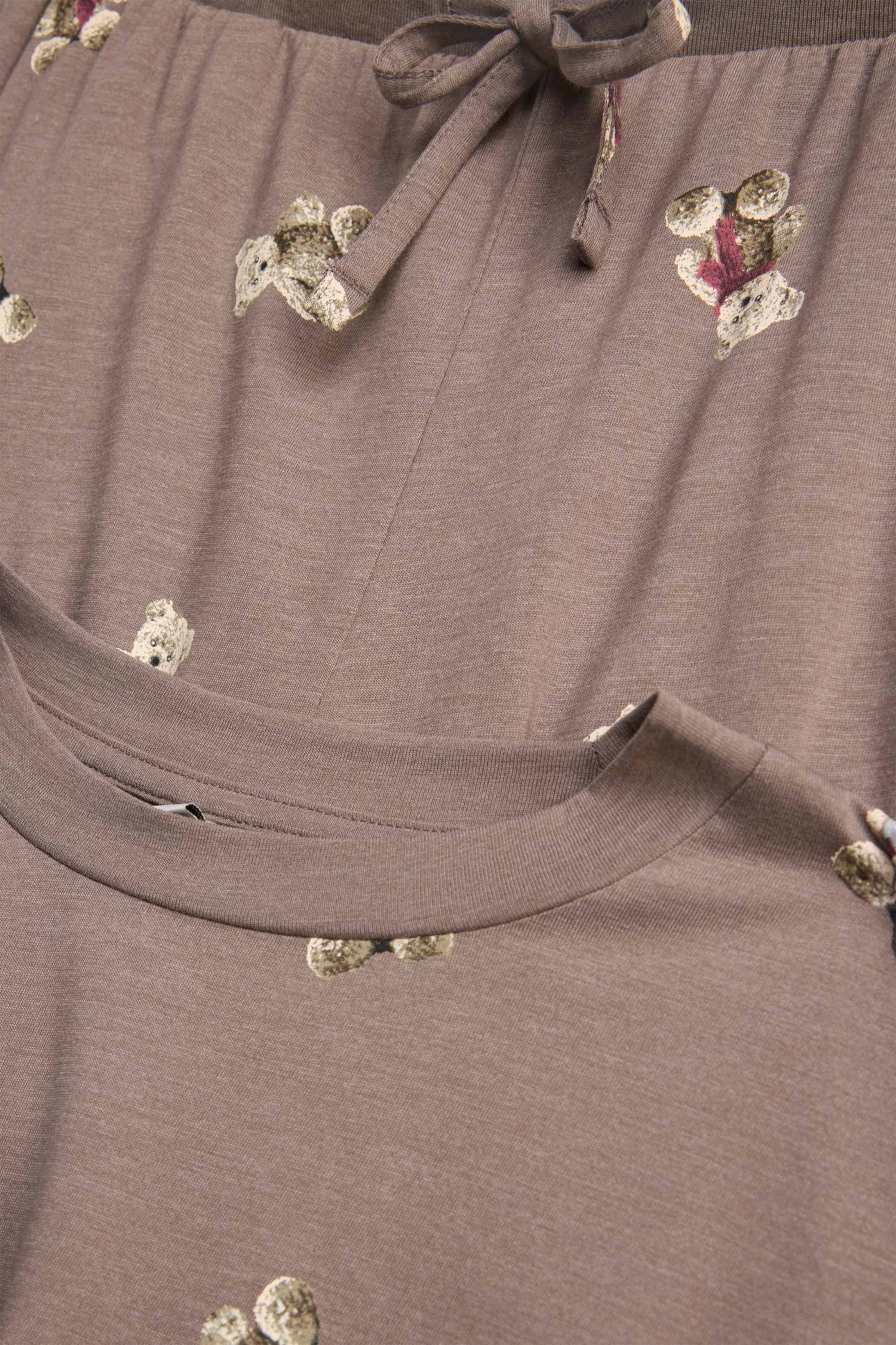 Pyjamas - patterned brown
