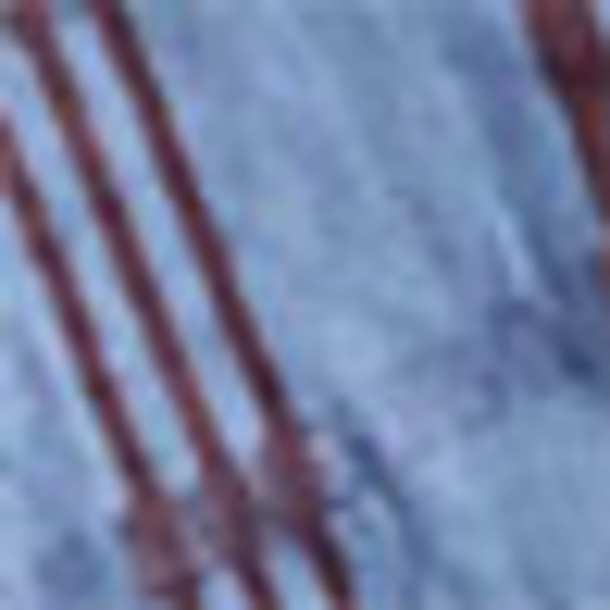 Blouse with knot detail - patterned blue