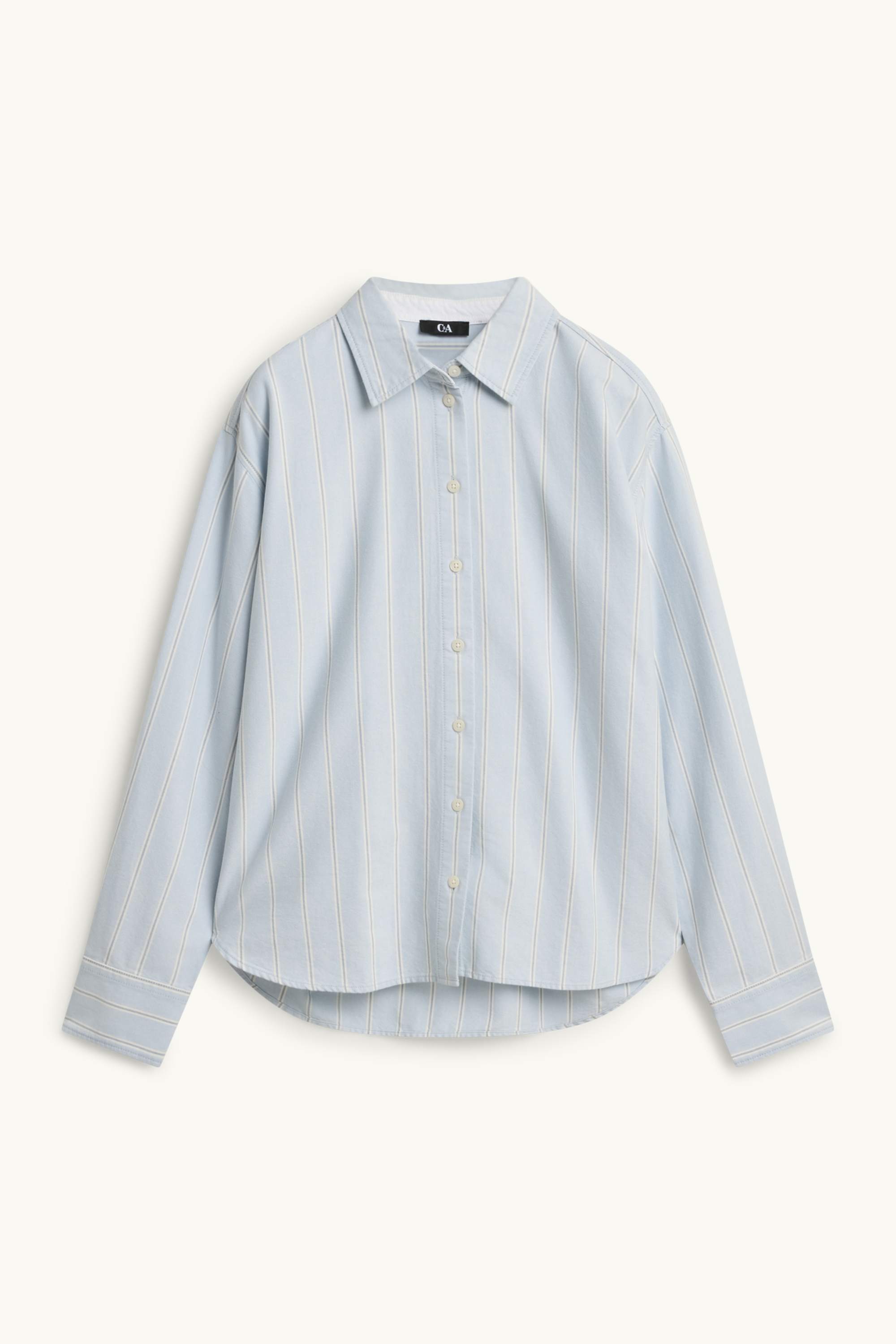 Shirt blouse - striped light blue