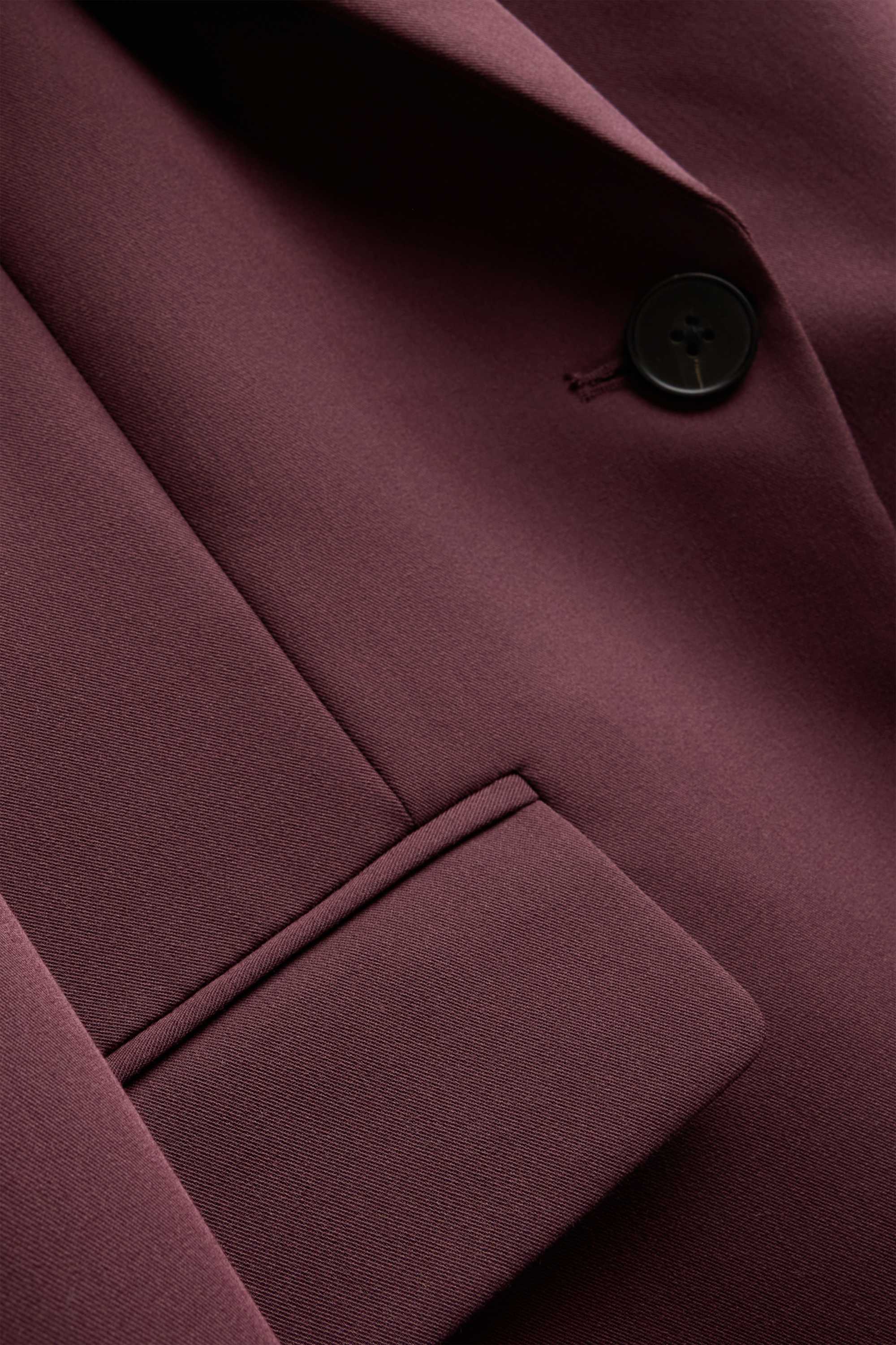 Business blazer - slim fit bordeaux