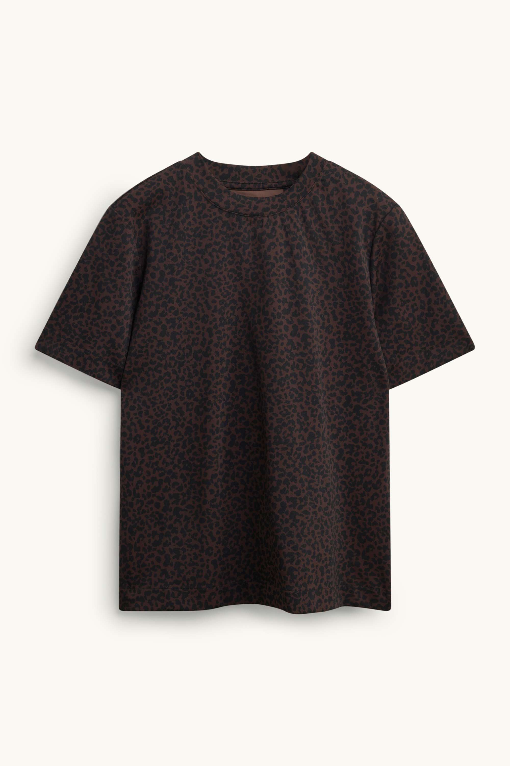 Technical T-shirt - 4 Way Stretch - UV protection - leopard print brown