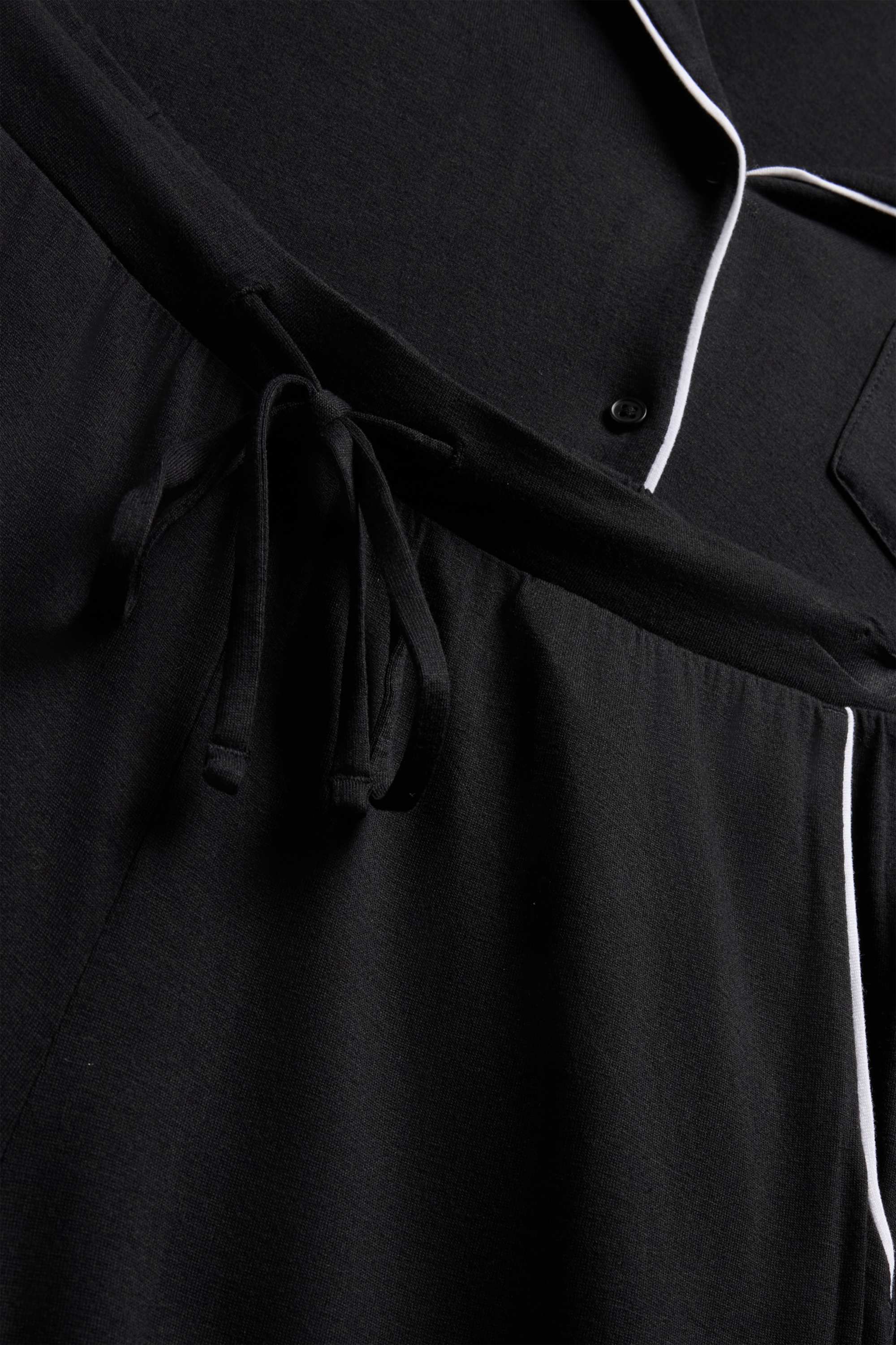Viscose pyjamas black
