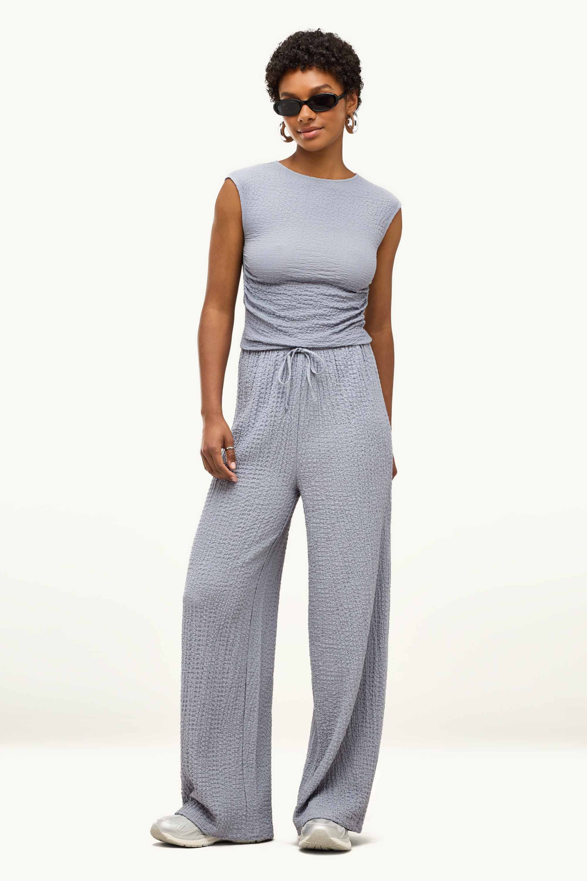 Top - textured gray