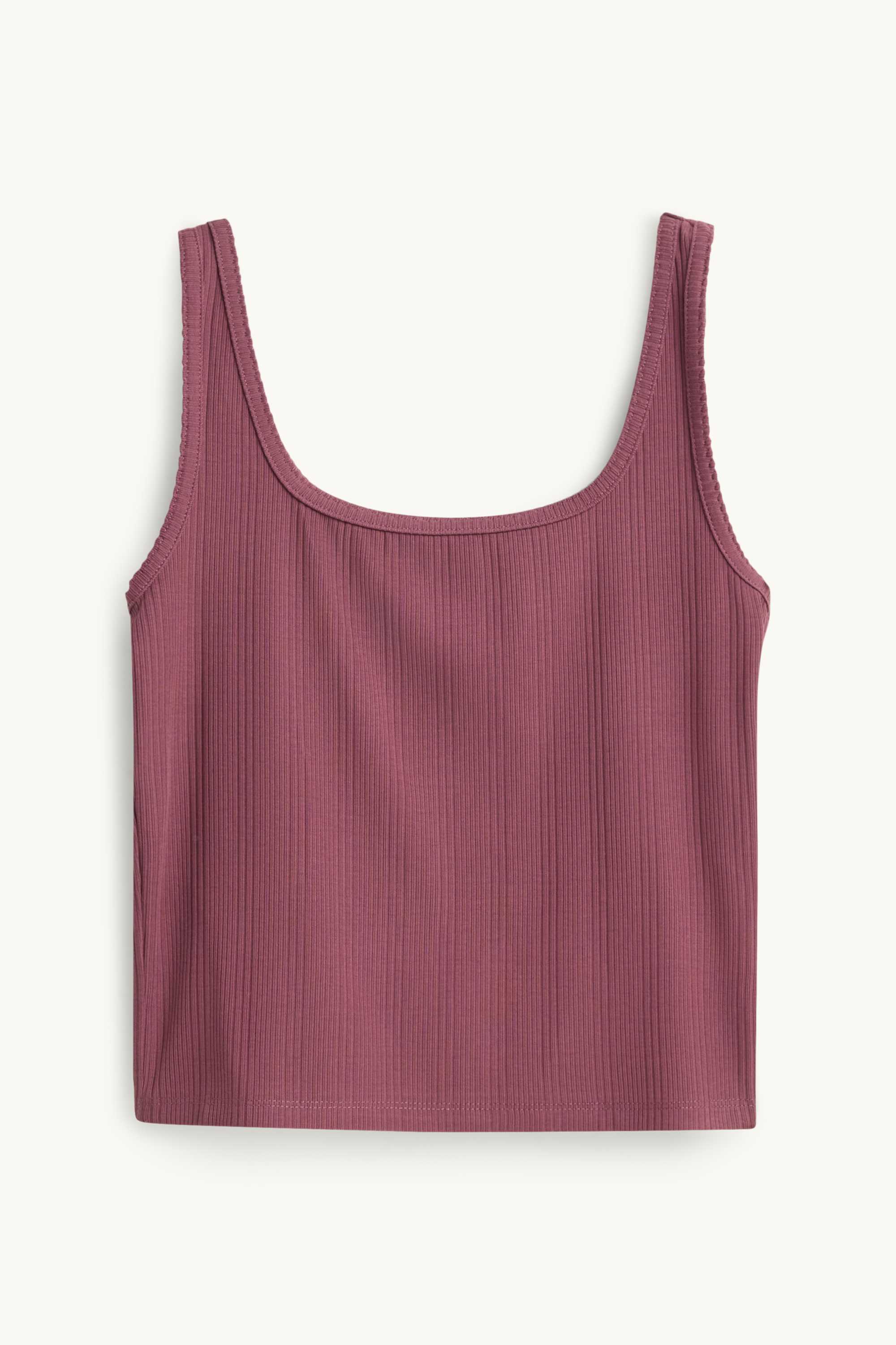 Top - ribbed red