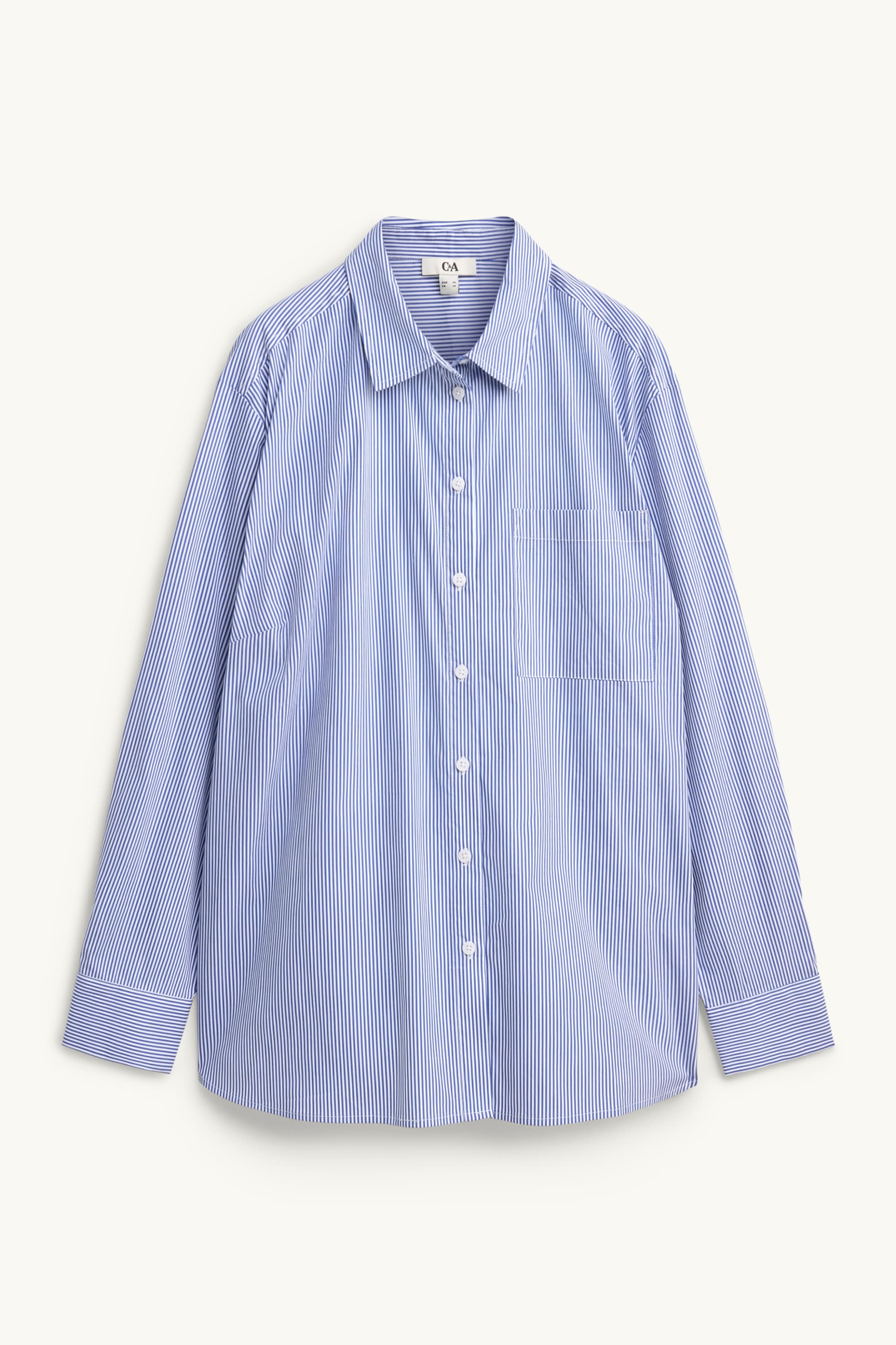 Shirt blouse - striped blue / white
