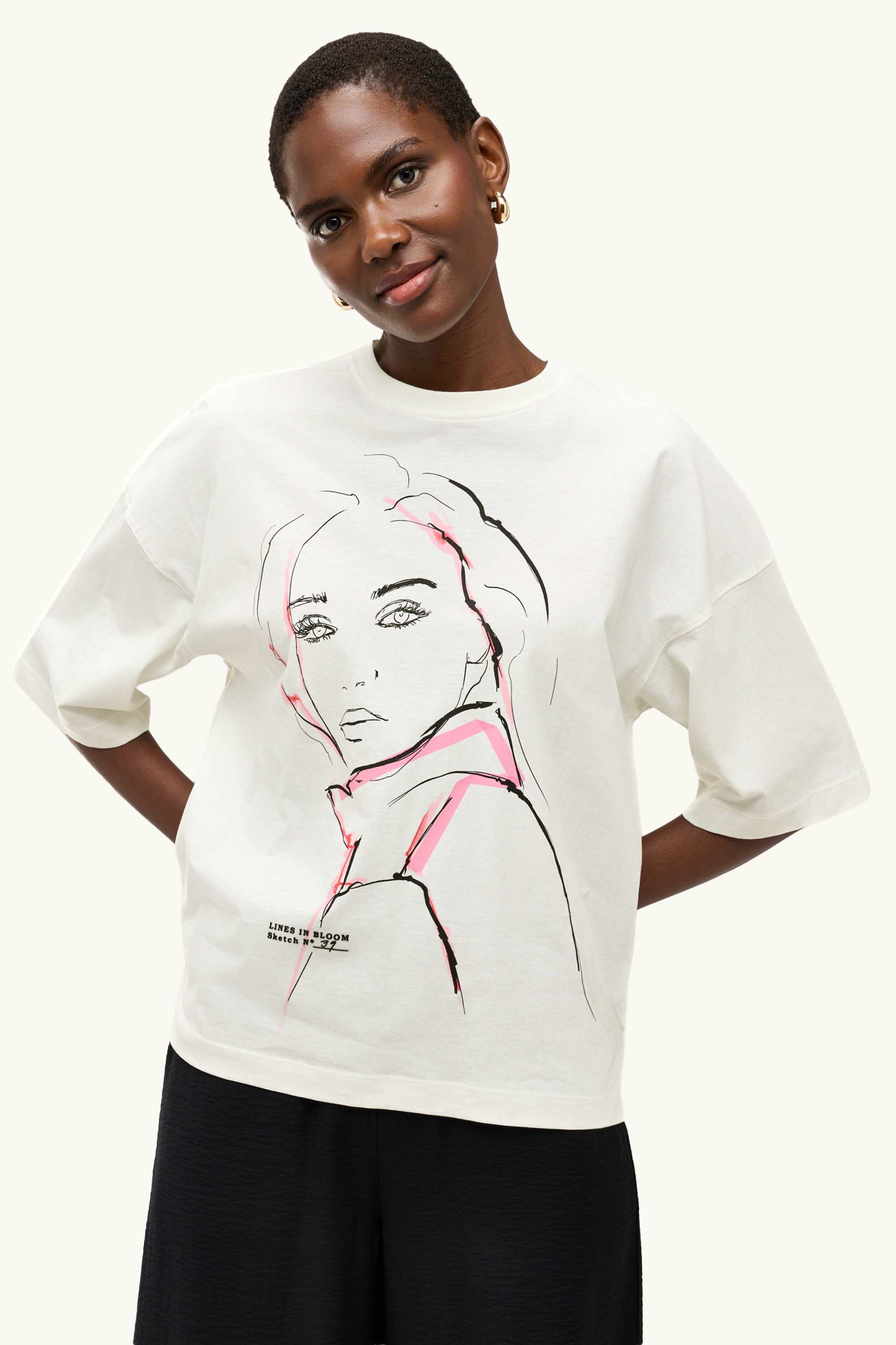 T-shirt - regular fit white