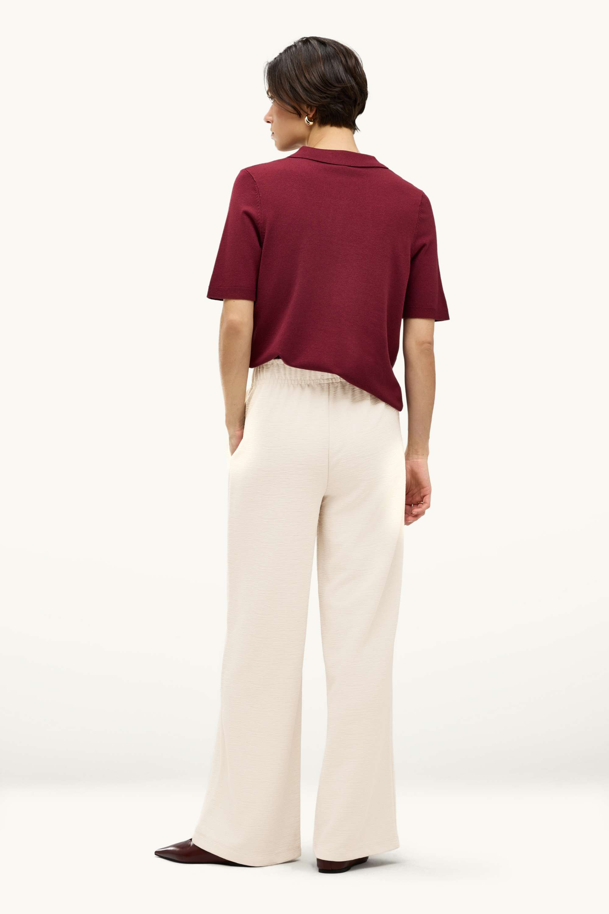 Joggers - ribbed cremewhite