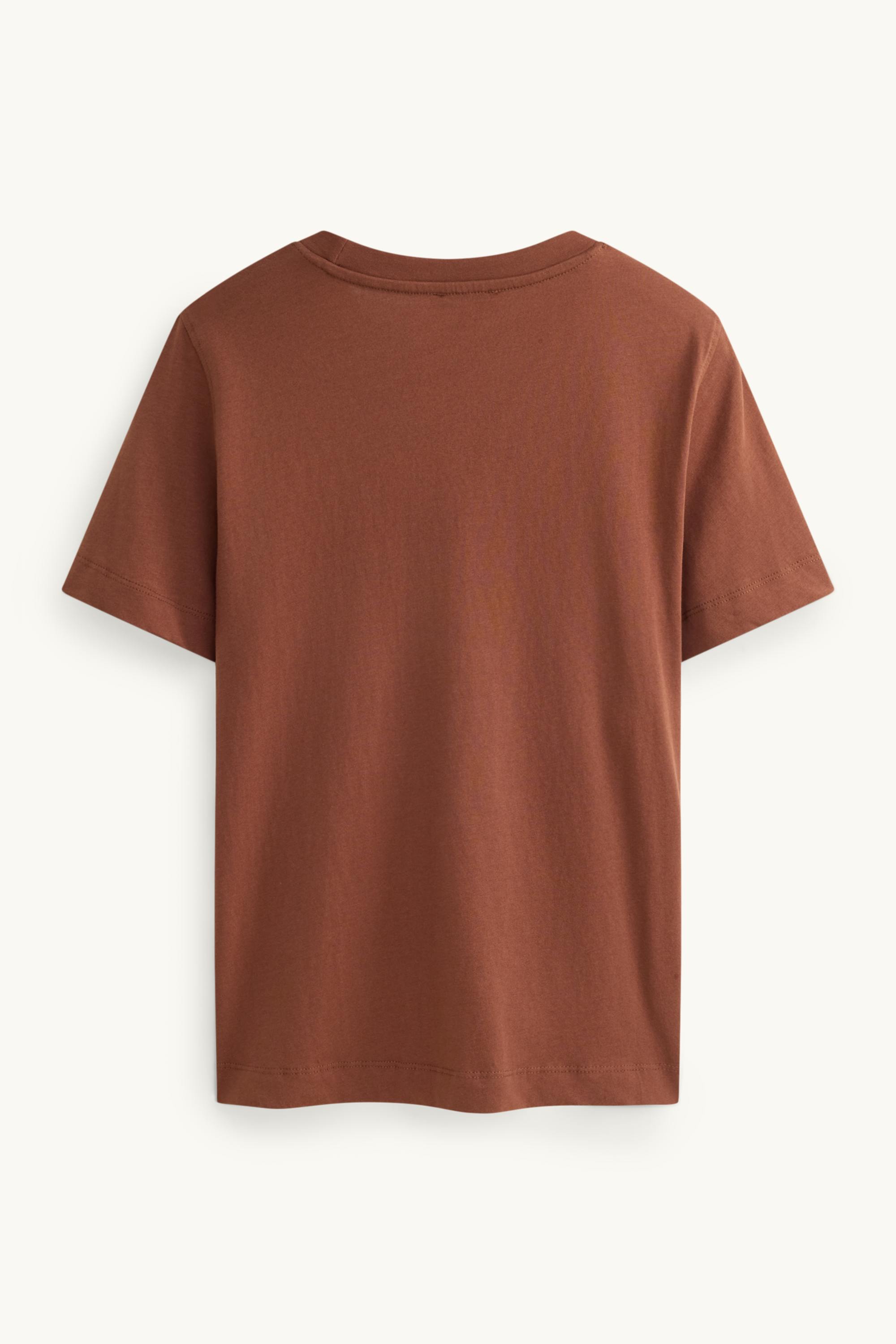 T-shirt - regular fit brown