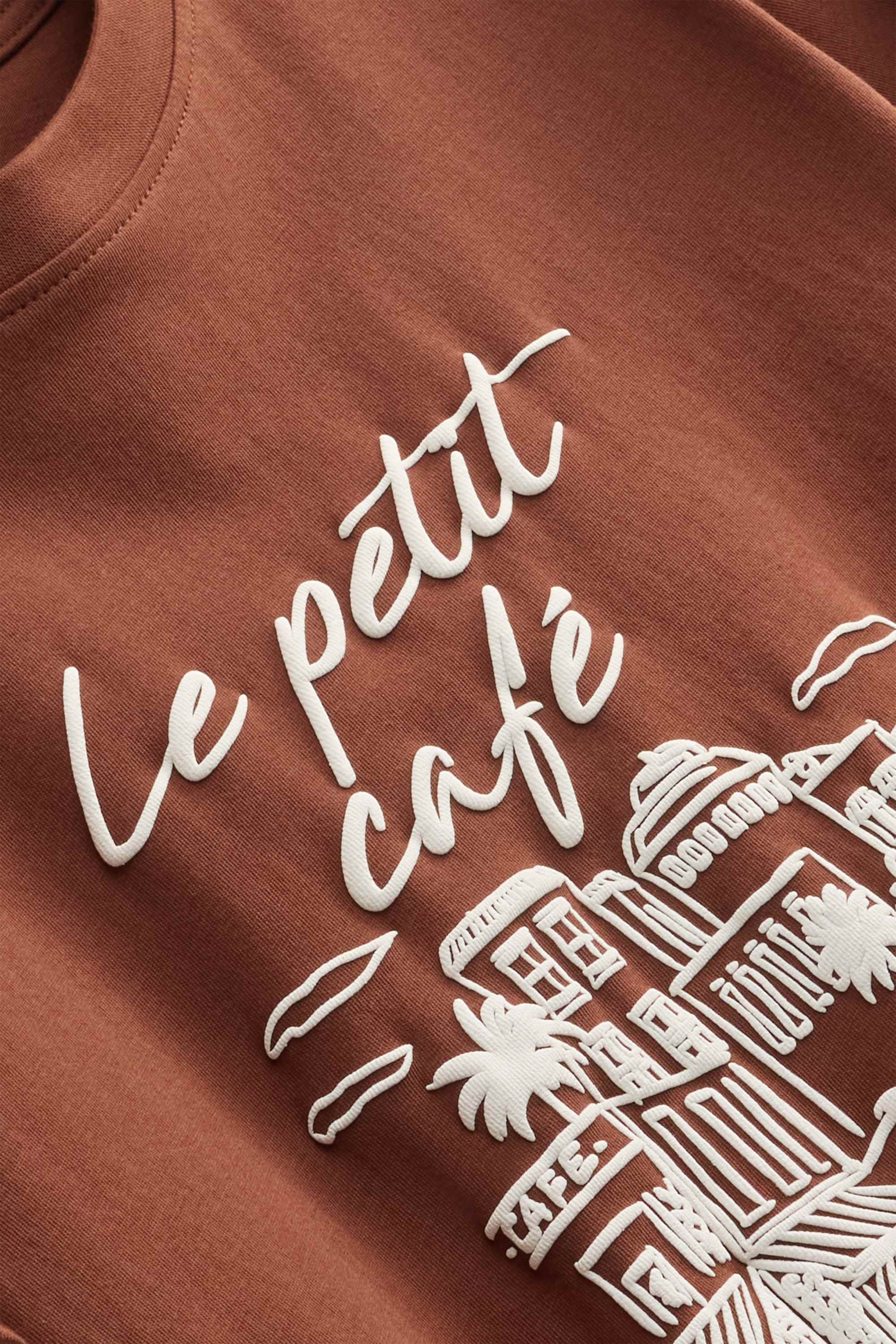 T-shirt - regular fit brown
