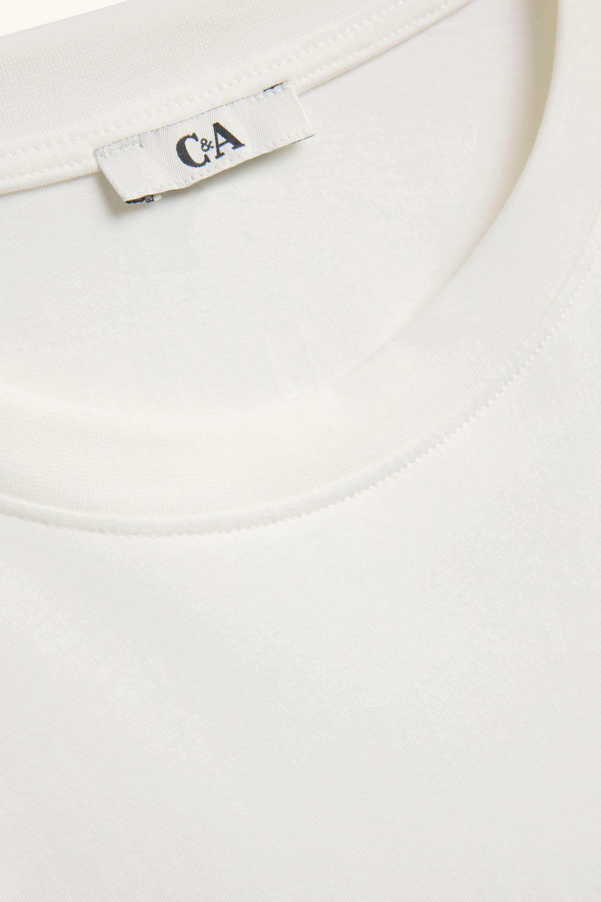 T-shirt - regular fit snow white