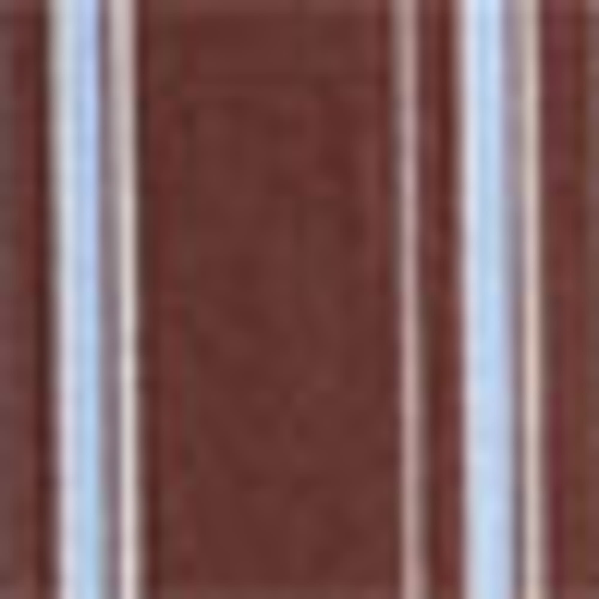 Shirt blouse - striped brown