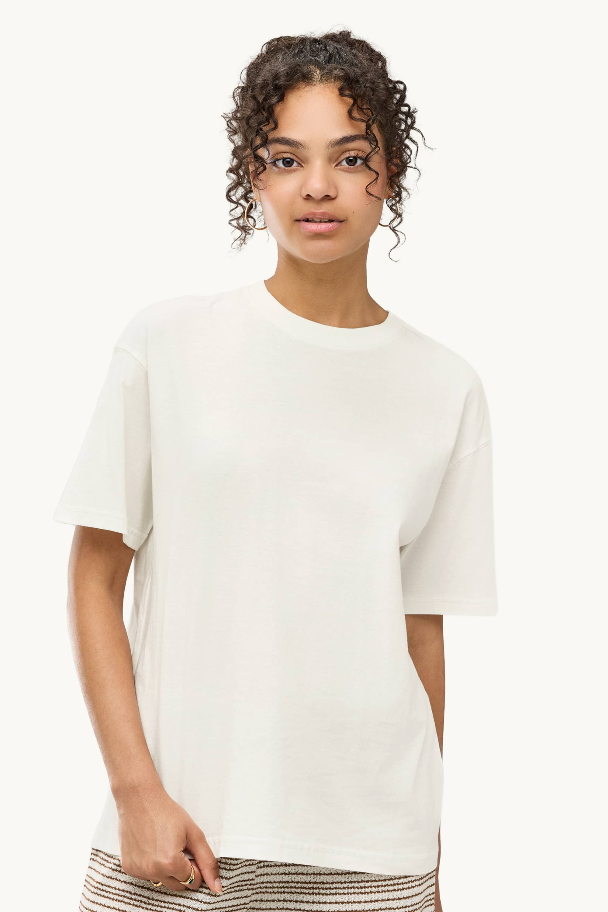 T-shirt - oversized white