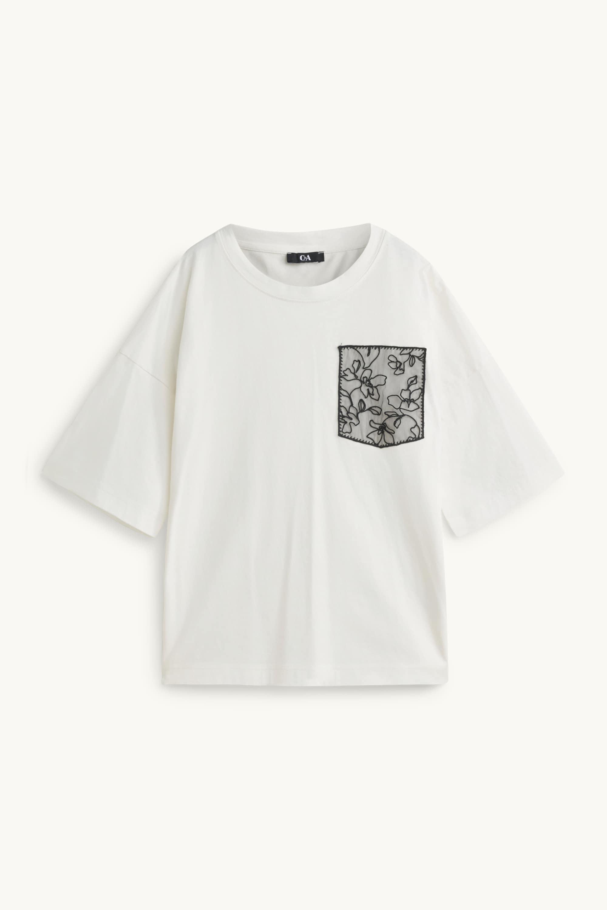 T-shirt - relaxed fit white