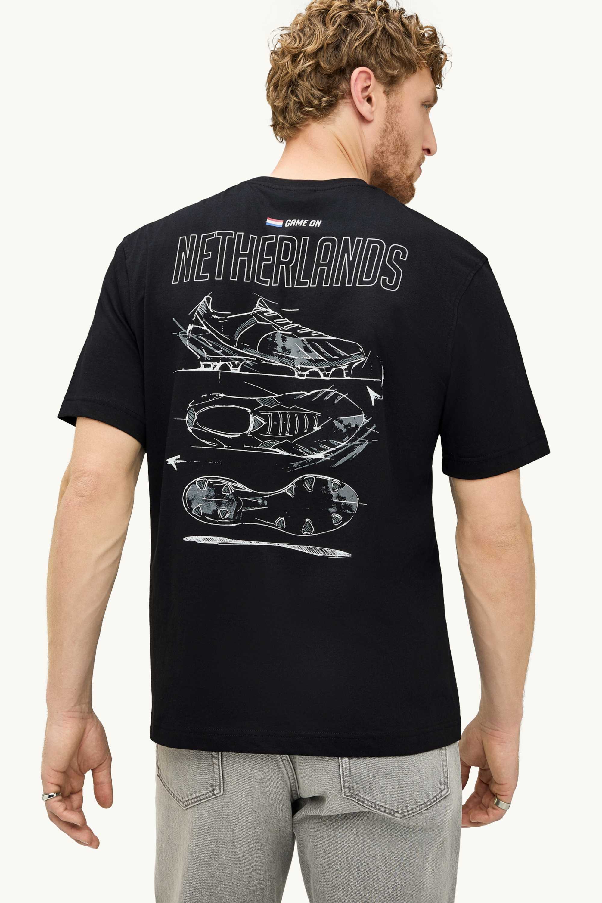T-shirt - Netherlands - relaxed fit black