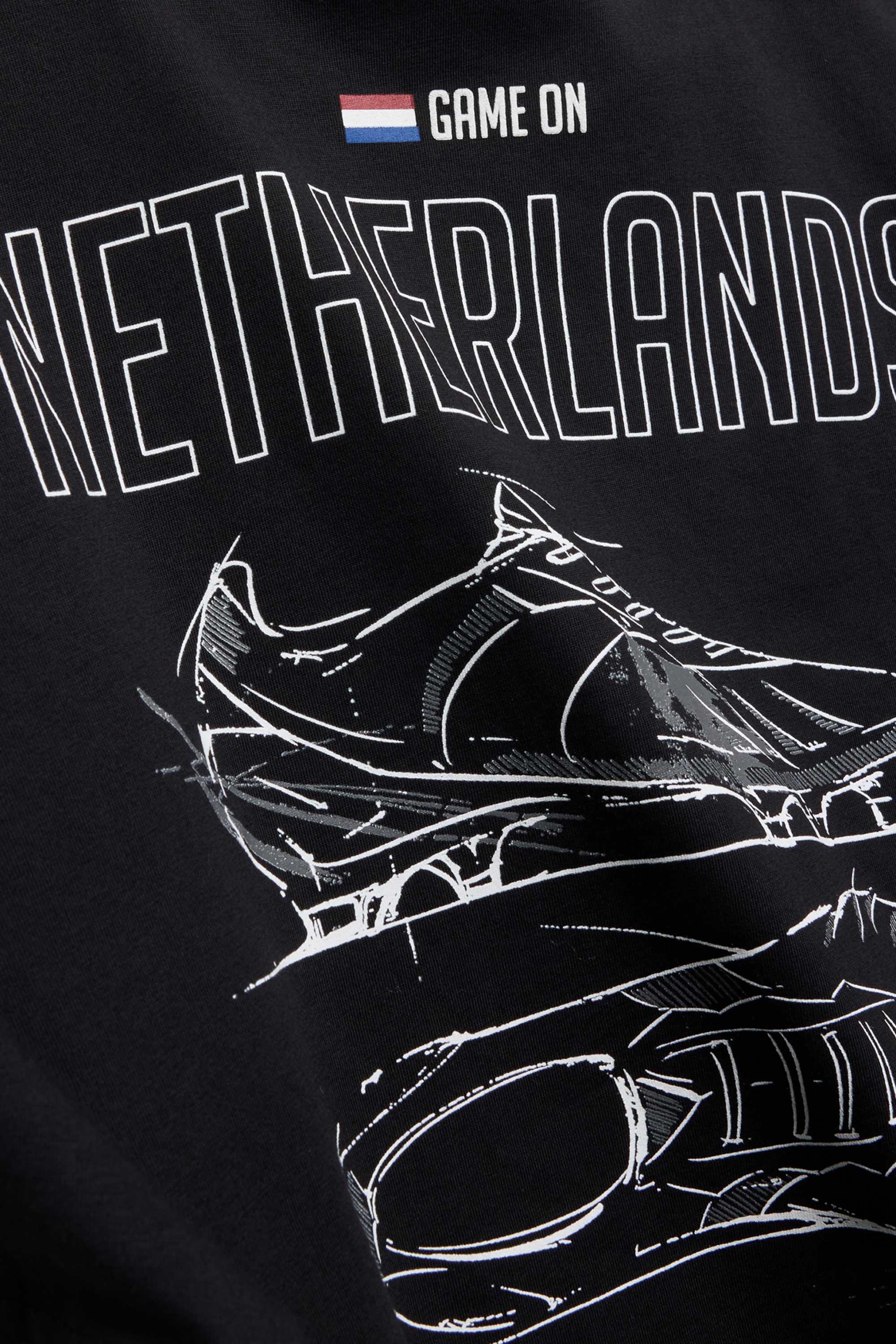 T-shirt - Netherlands - relaxed fit black