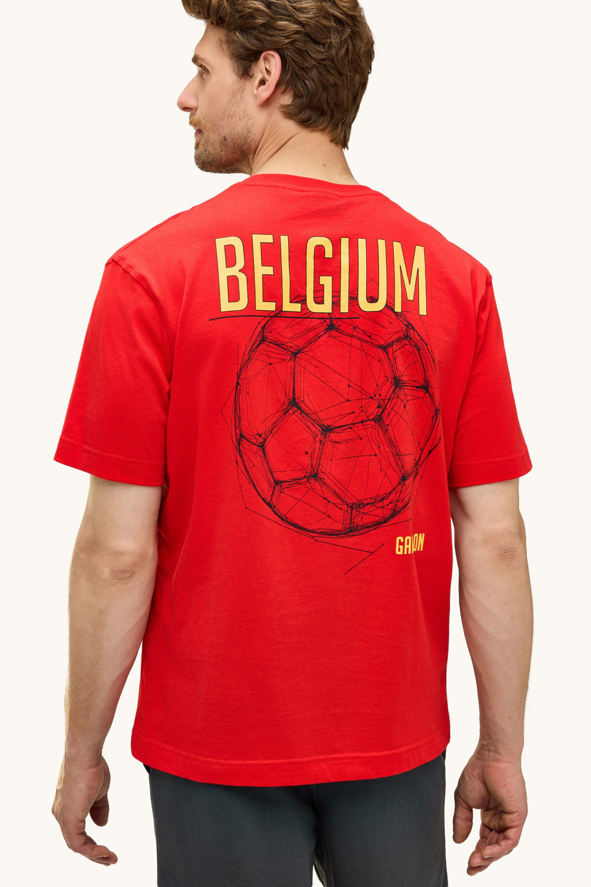T-shirt - Belgium - relaxed fit red