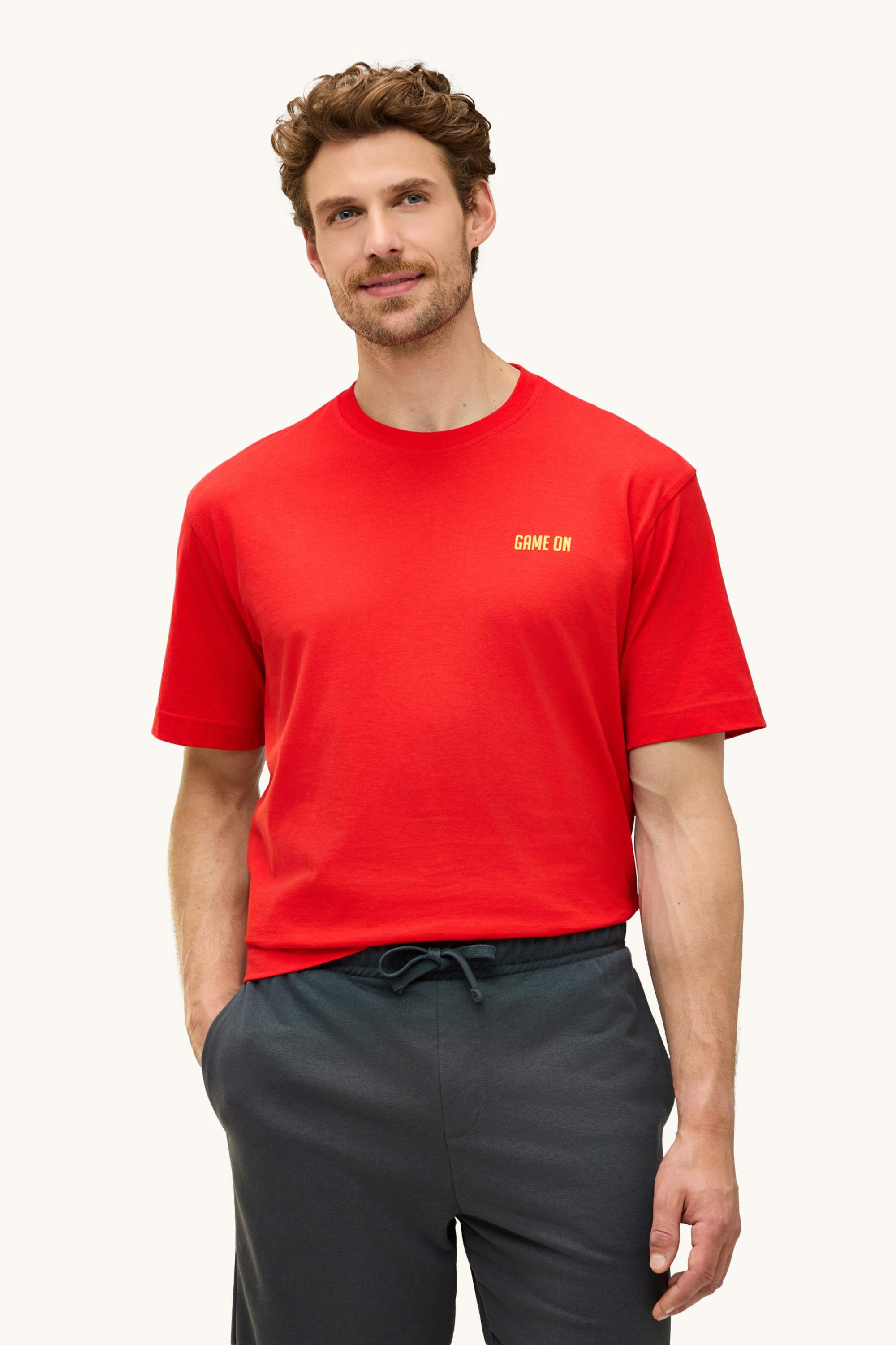 T-shirt - Belgium - relaxed fit red