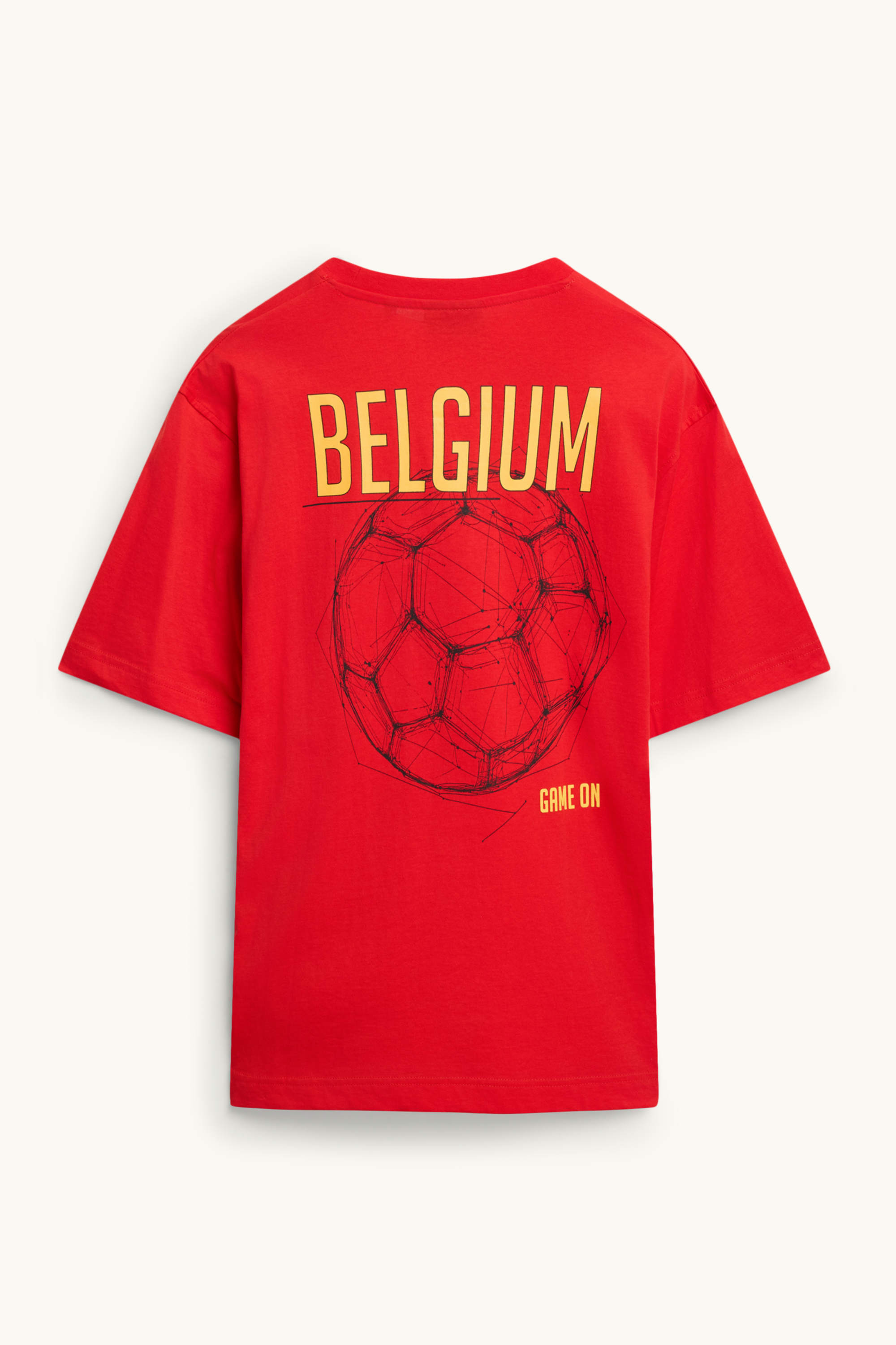 T-shirt - Belgium - relaxed fit red