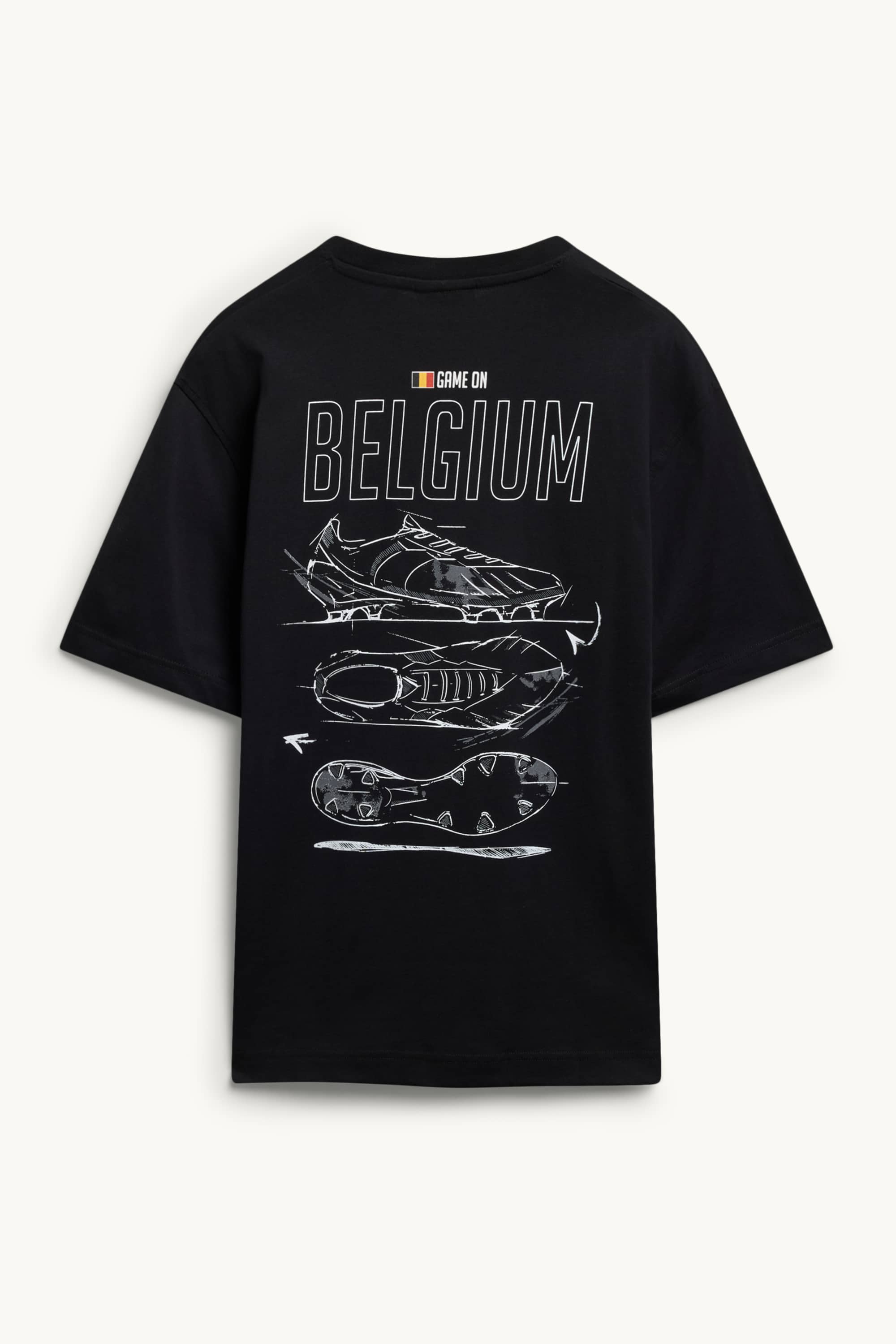 T-shirt - Belgium - relaxed fit black