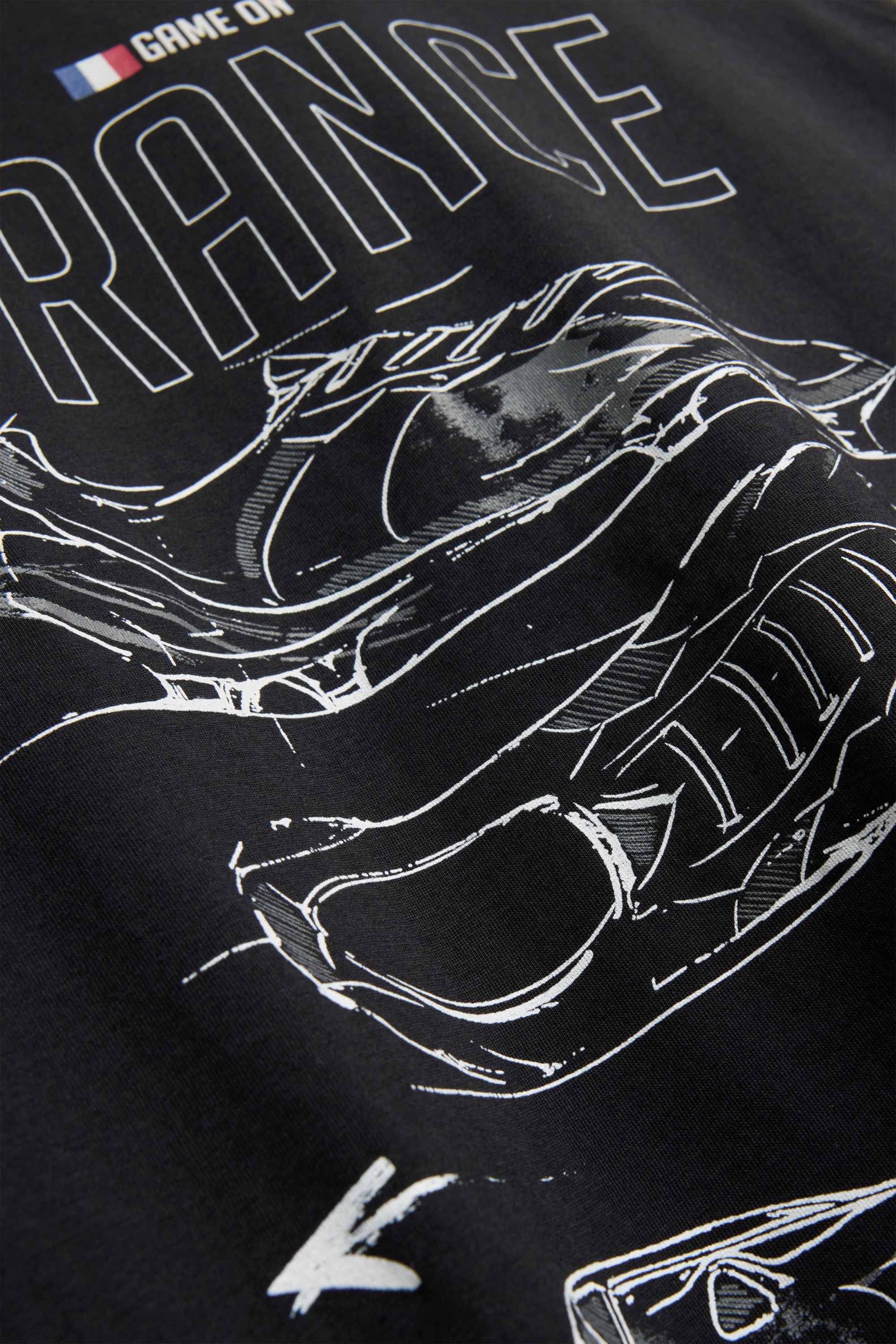 T-shirt - France - relaxed fit black