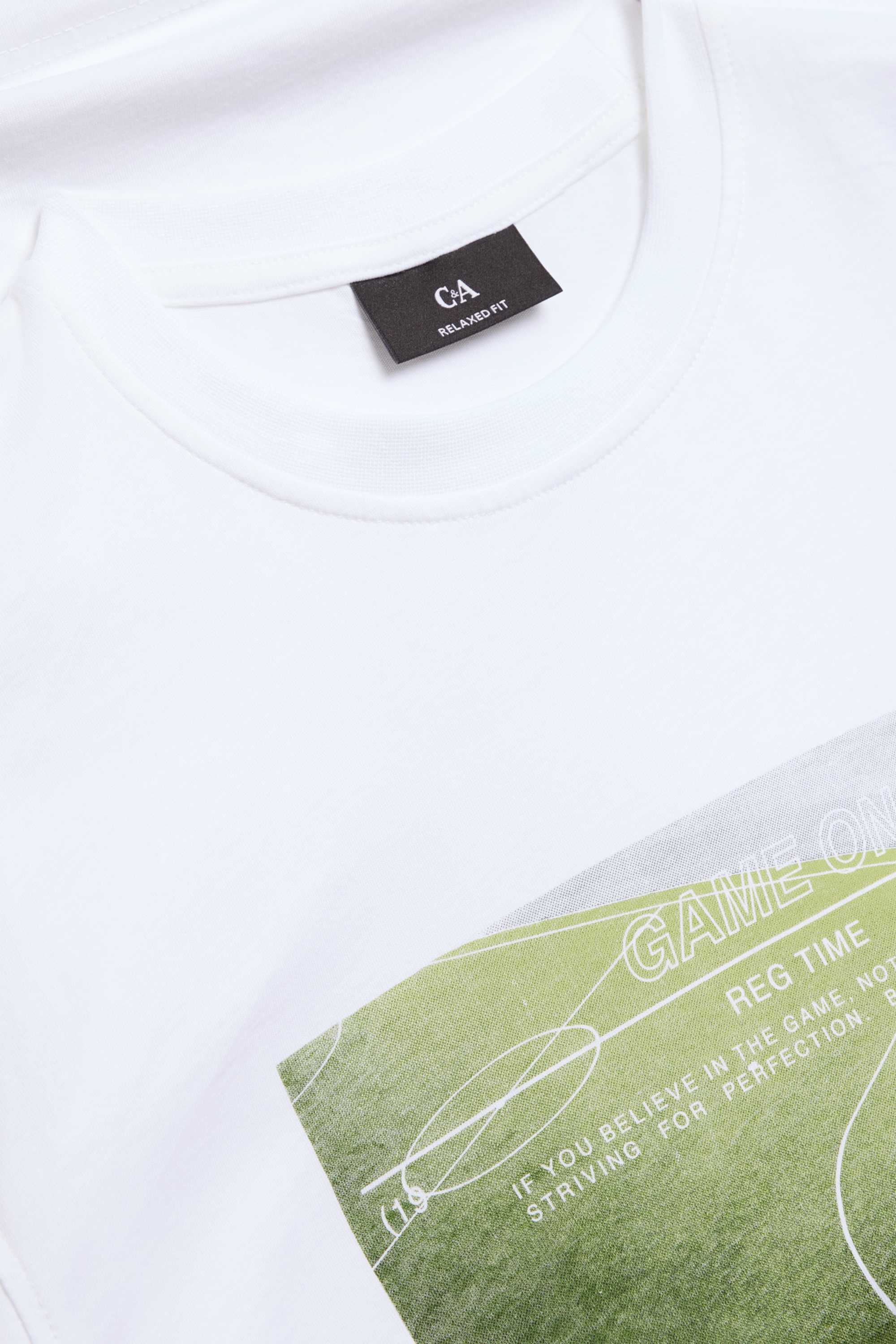 T-shirt - relaxed fit white