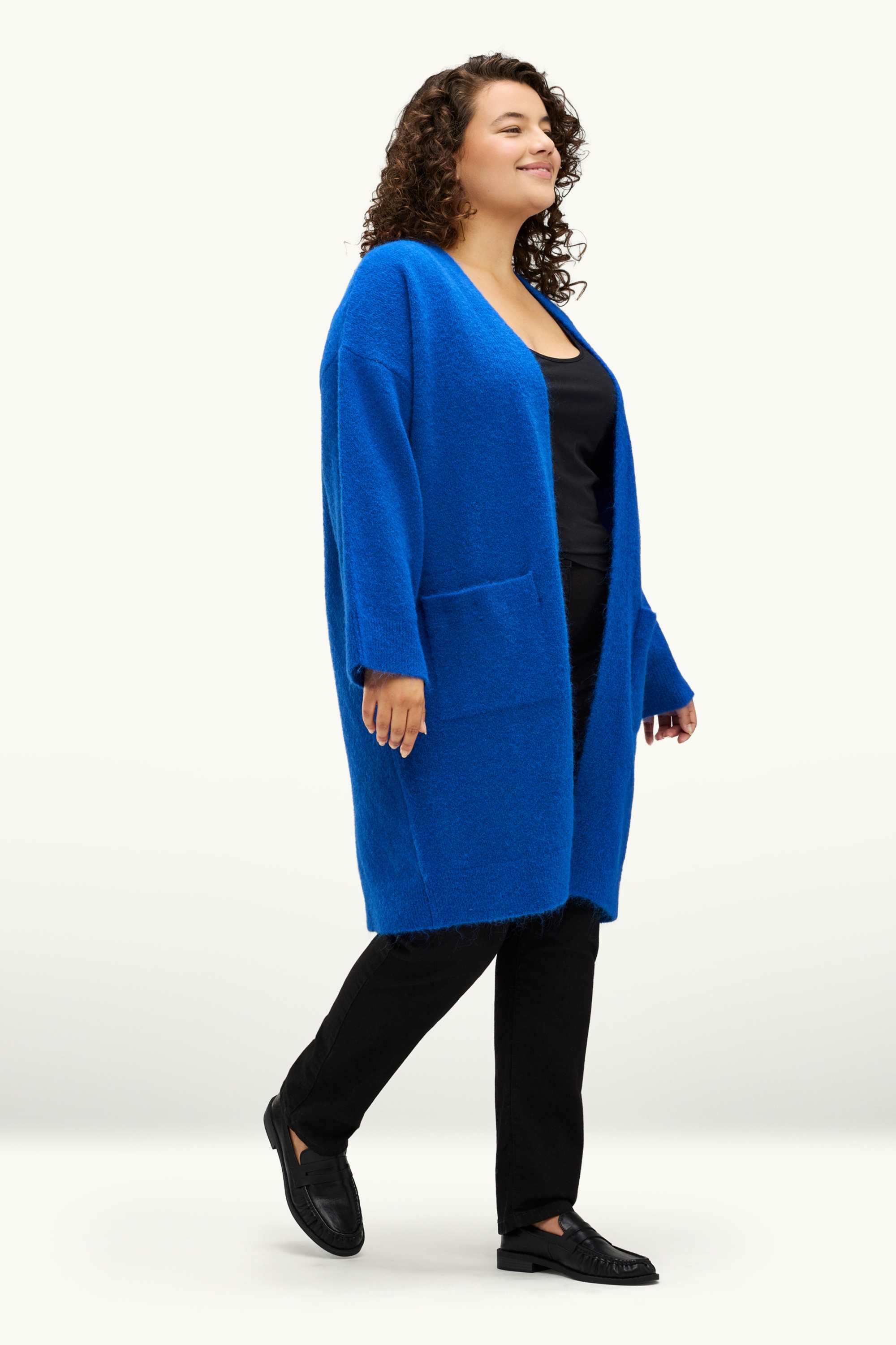 Long cardigan blue
