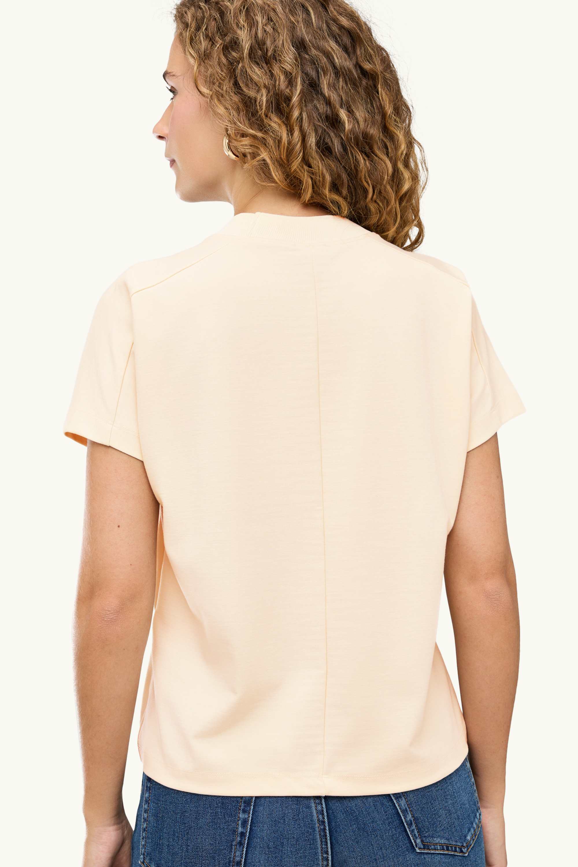 T-shirt - regular fit cremewhite