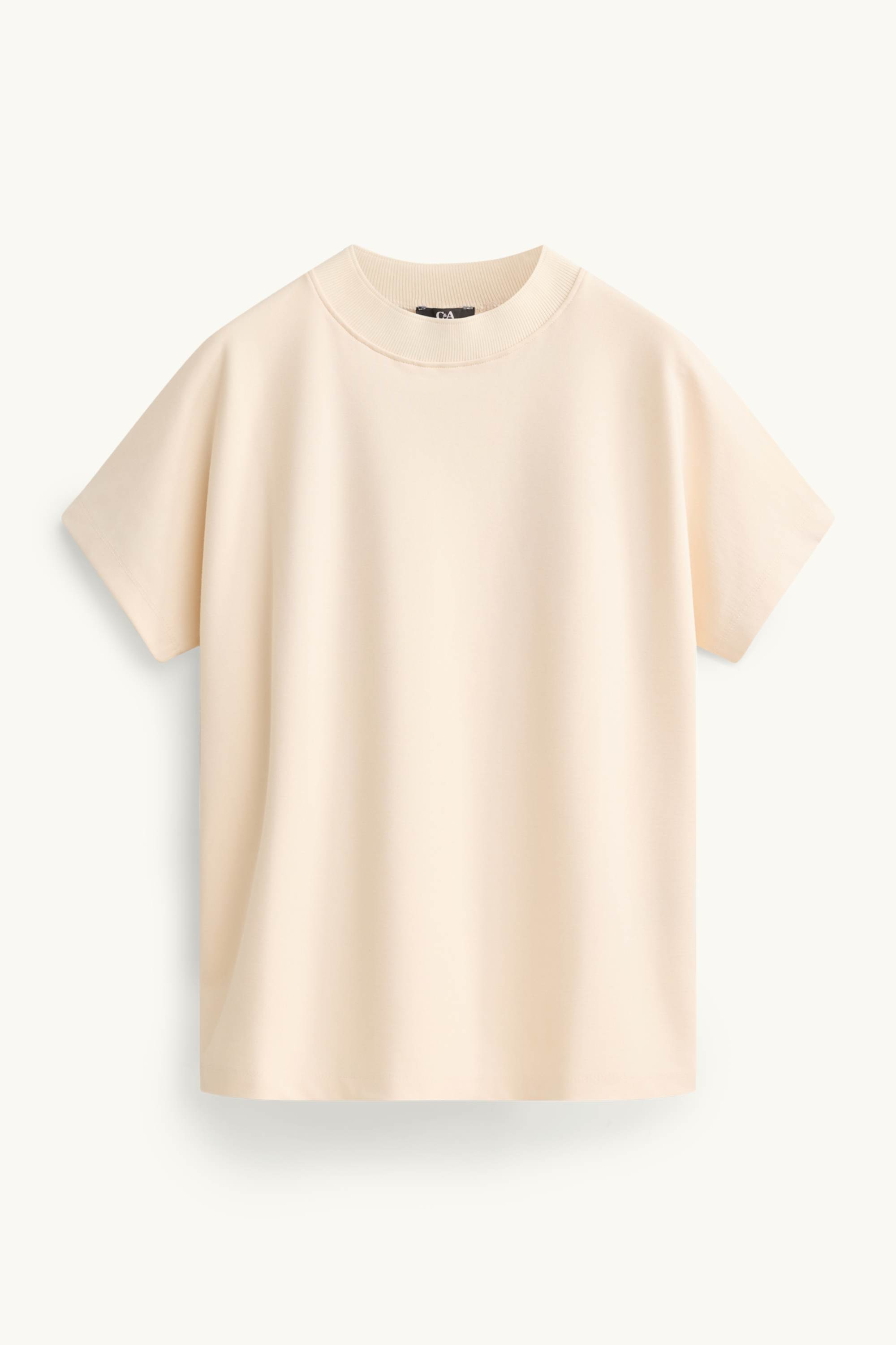 T-shirt - regular fit cremewhite