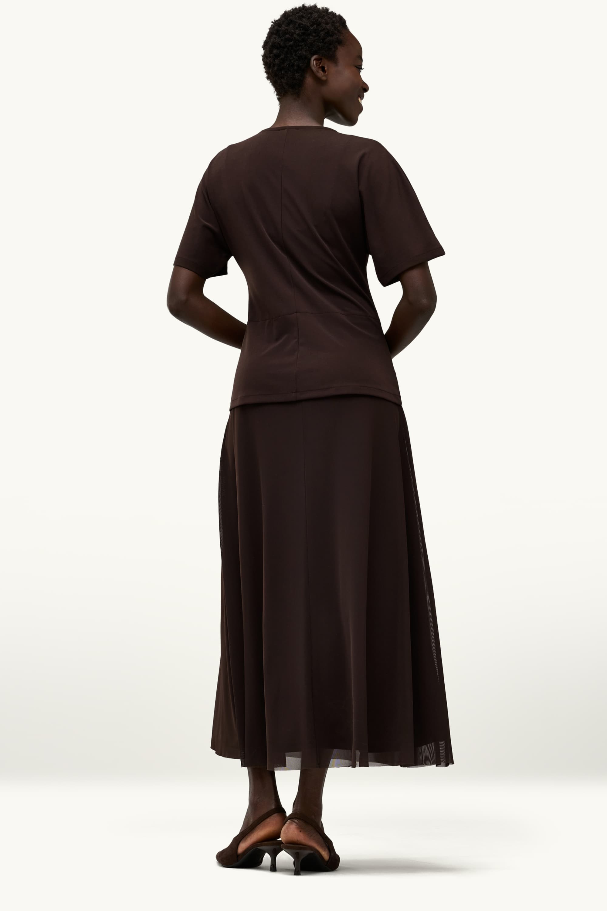Dress dark brown