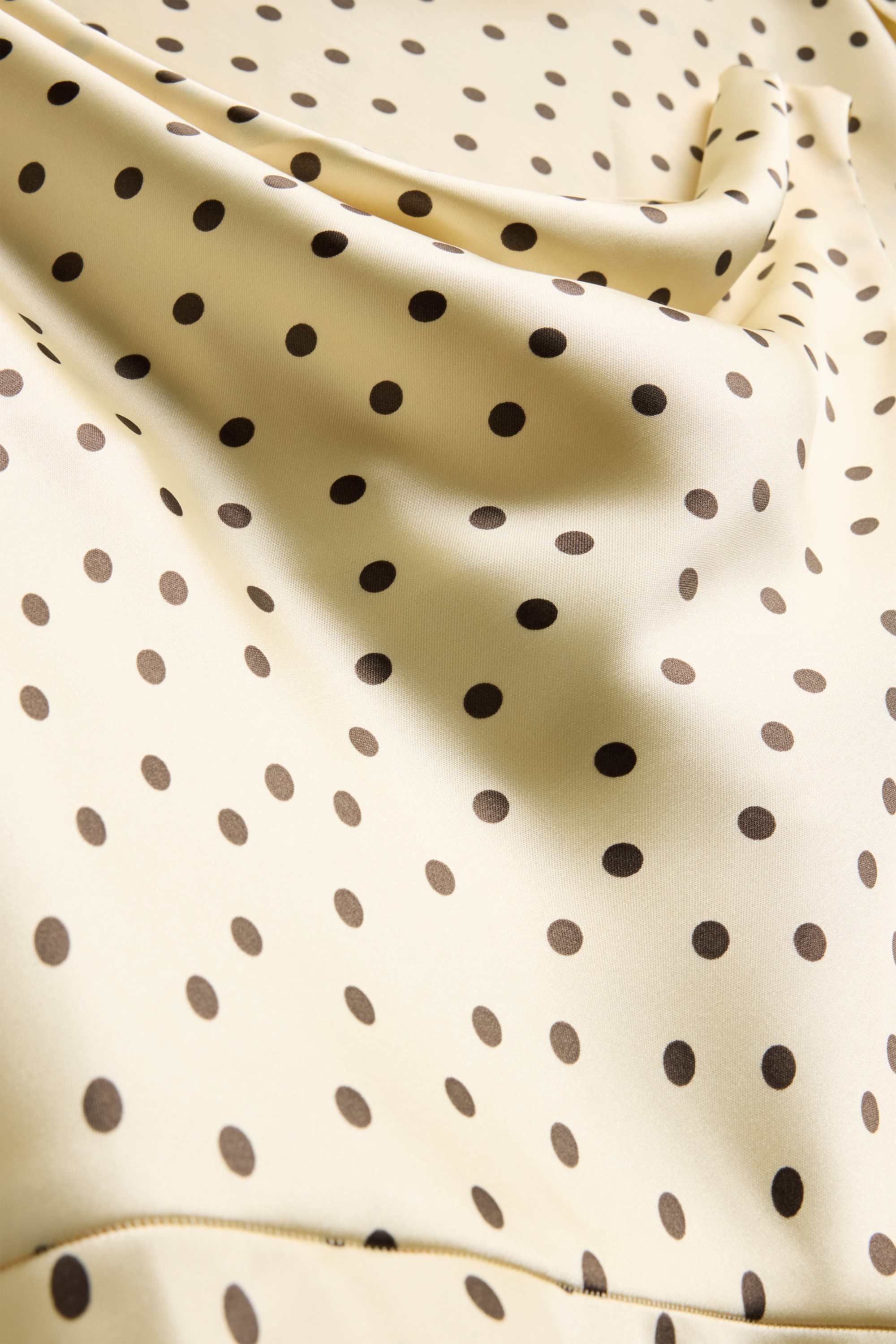 Fit & flare dress - polka dot yellow