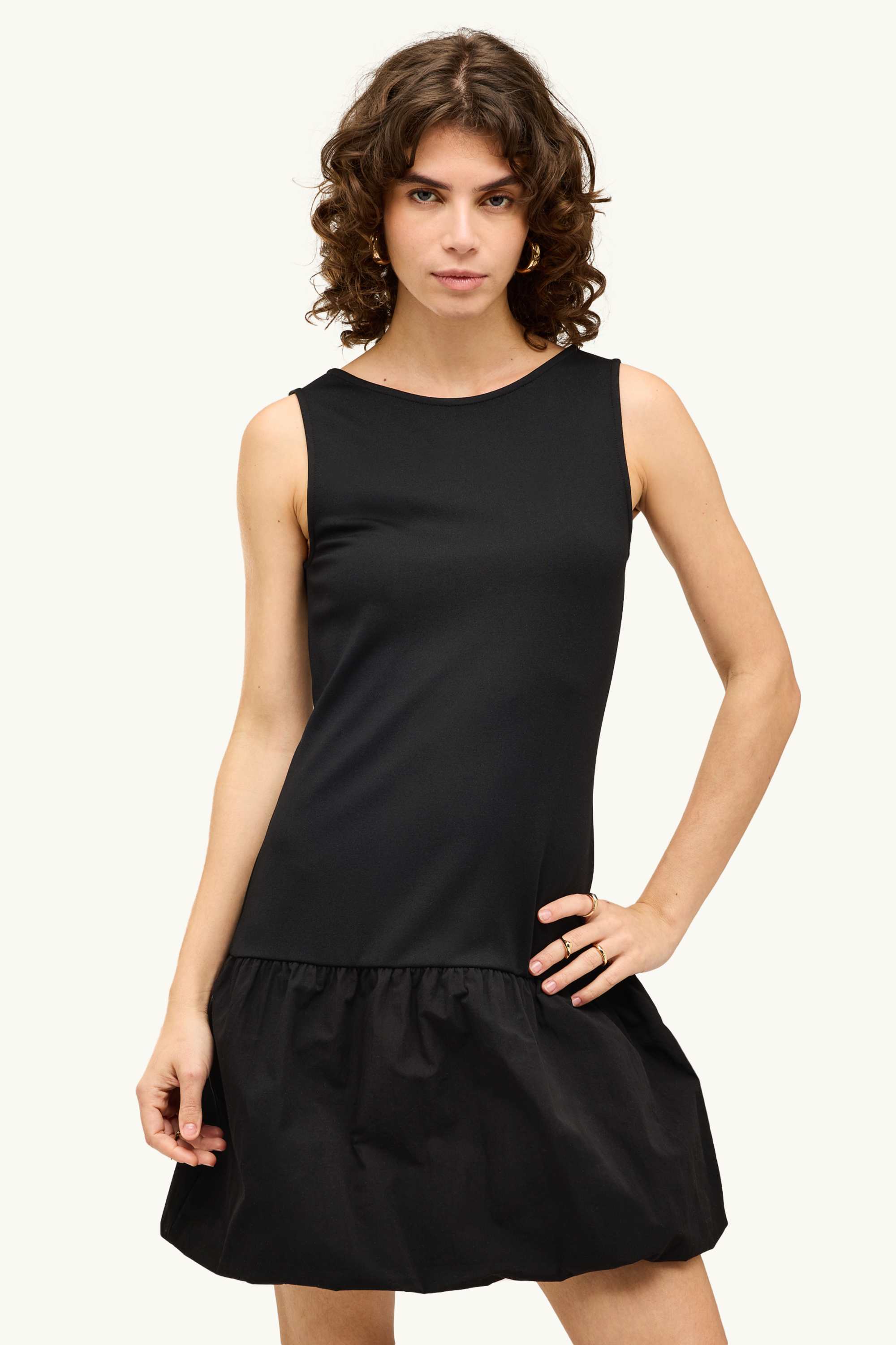 Dress - straight fit black