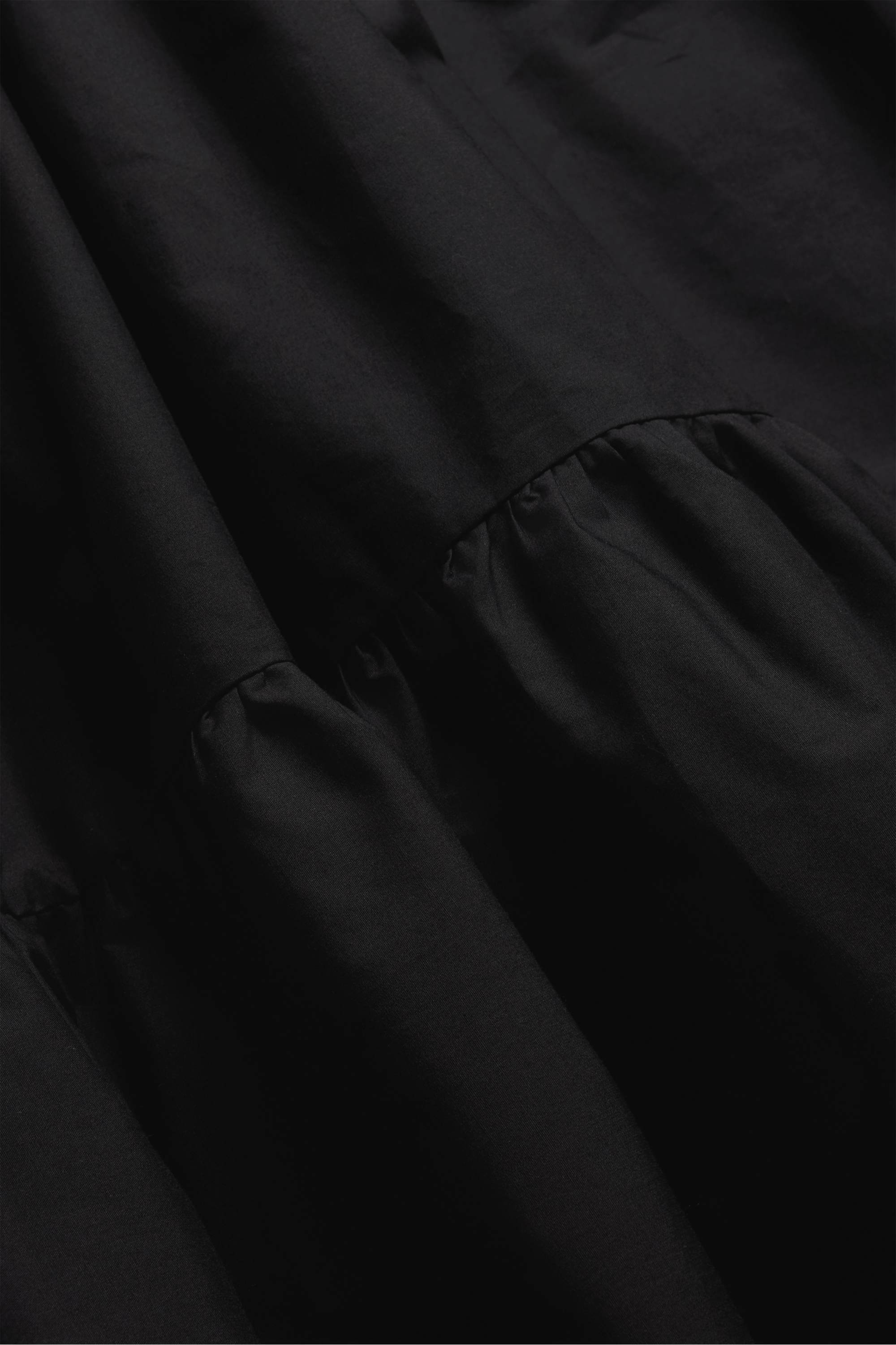 Fit & flare V-neck dress black