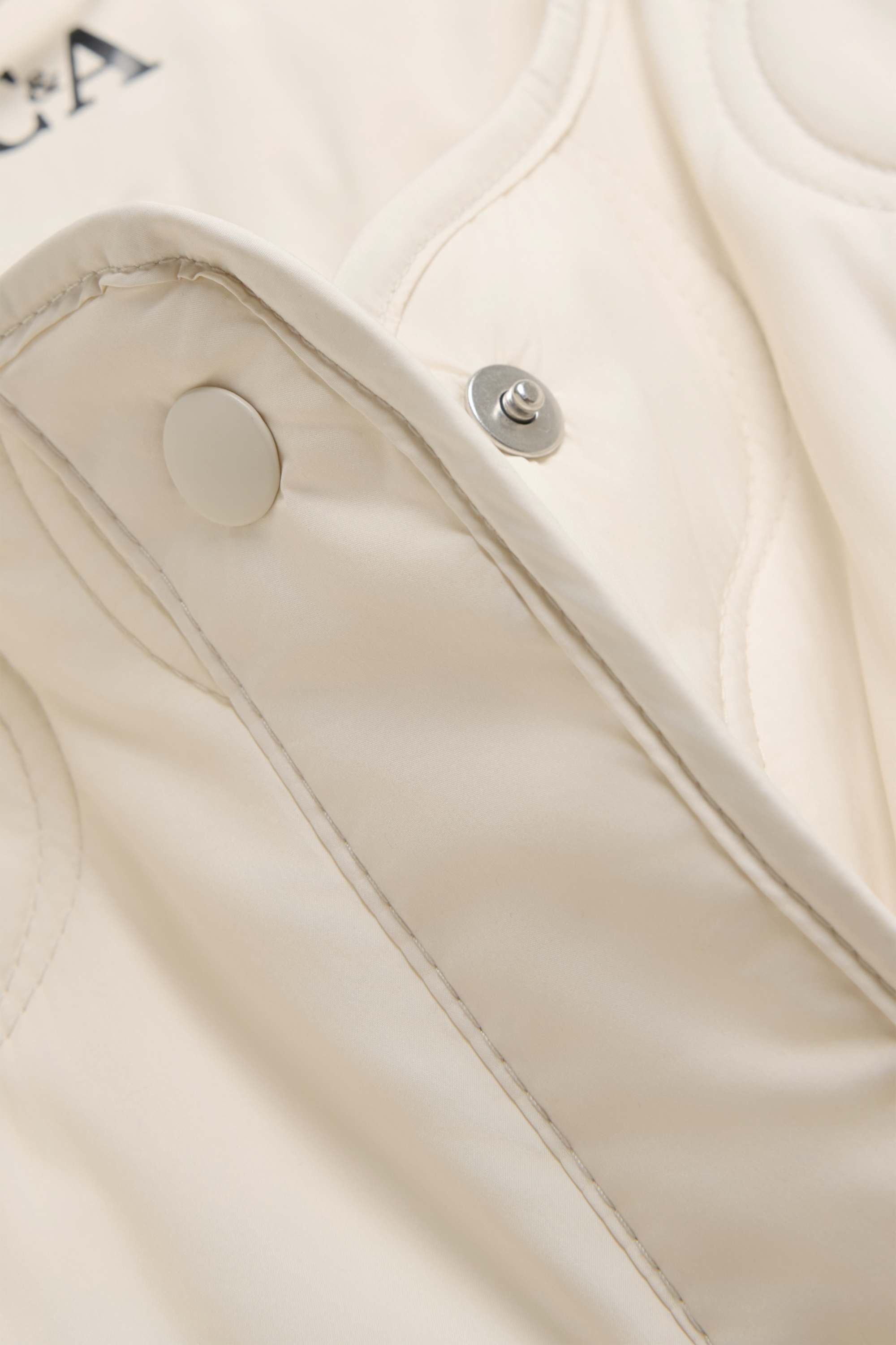Quilted jacket cremewhite