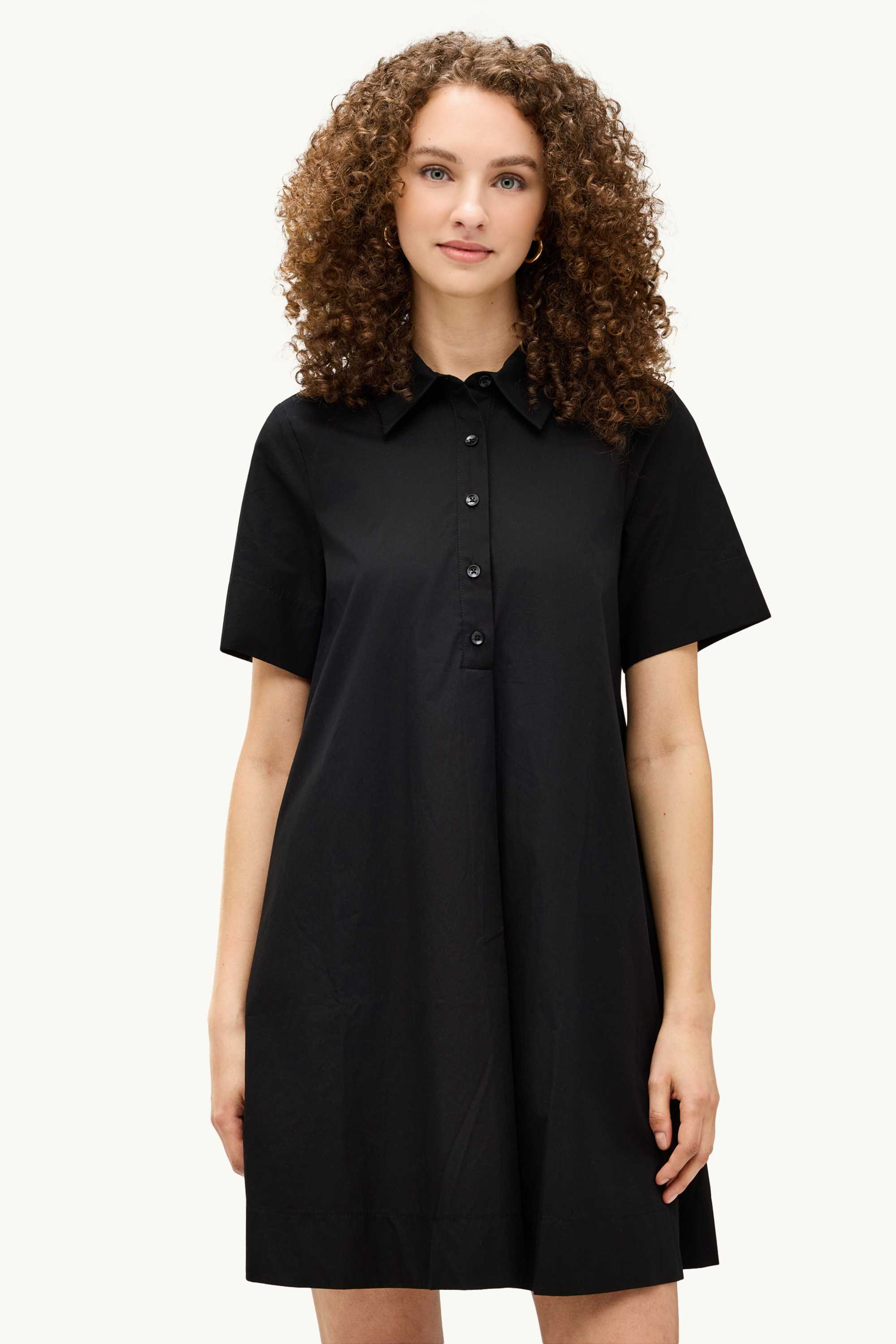 A-line dress black