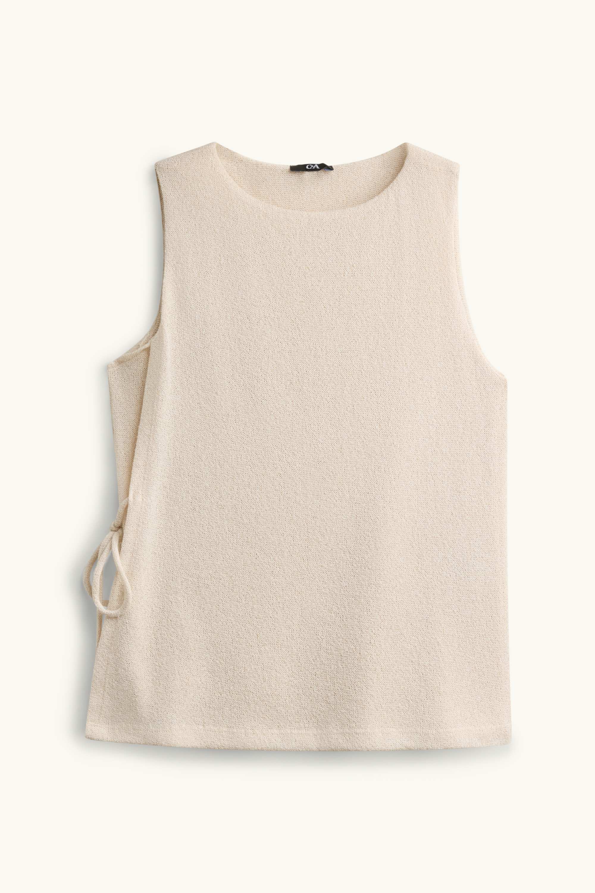 Knitted top creme