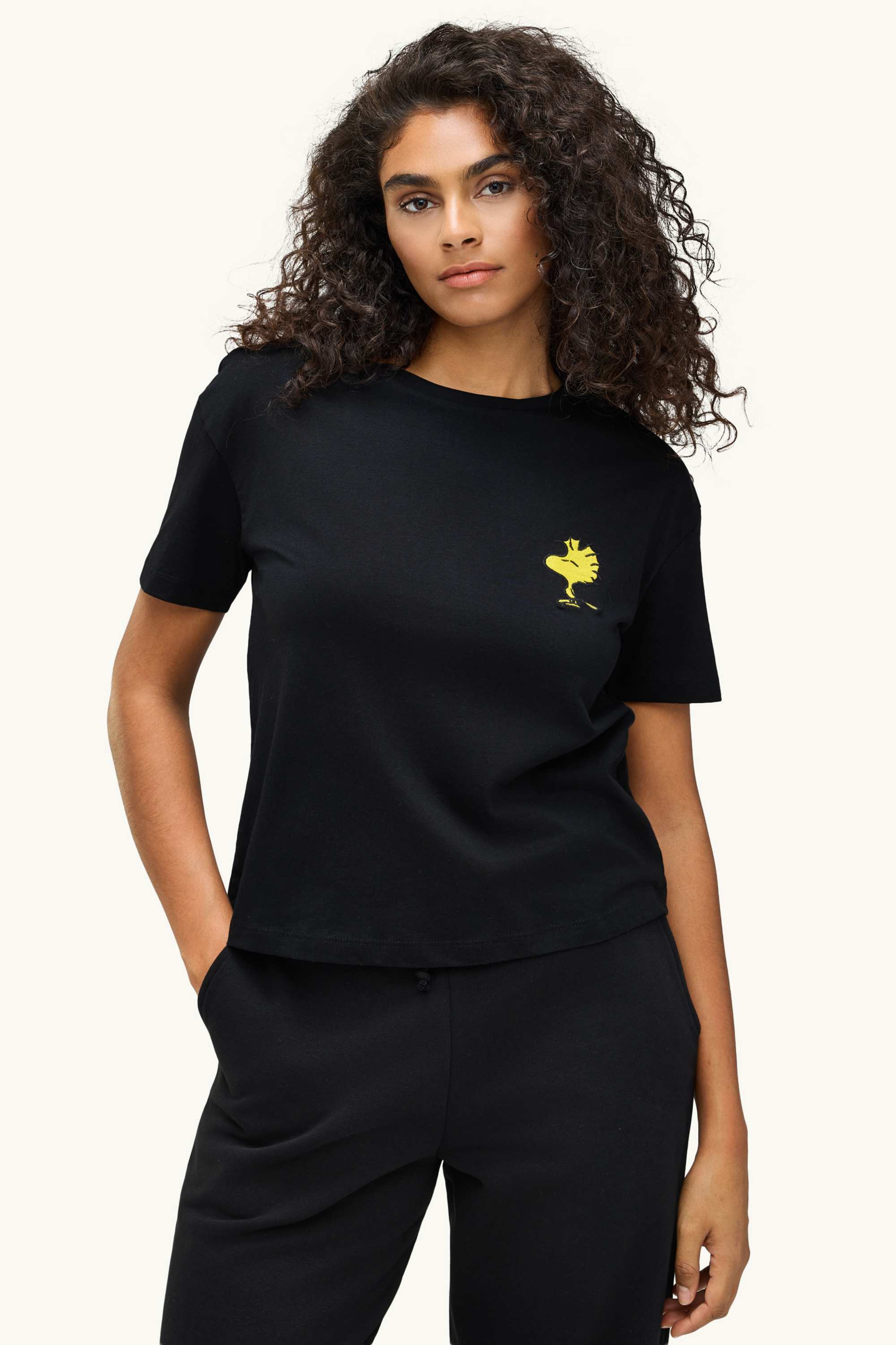 T-shirt - regular fit - Peanuts black