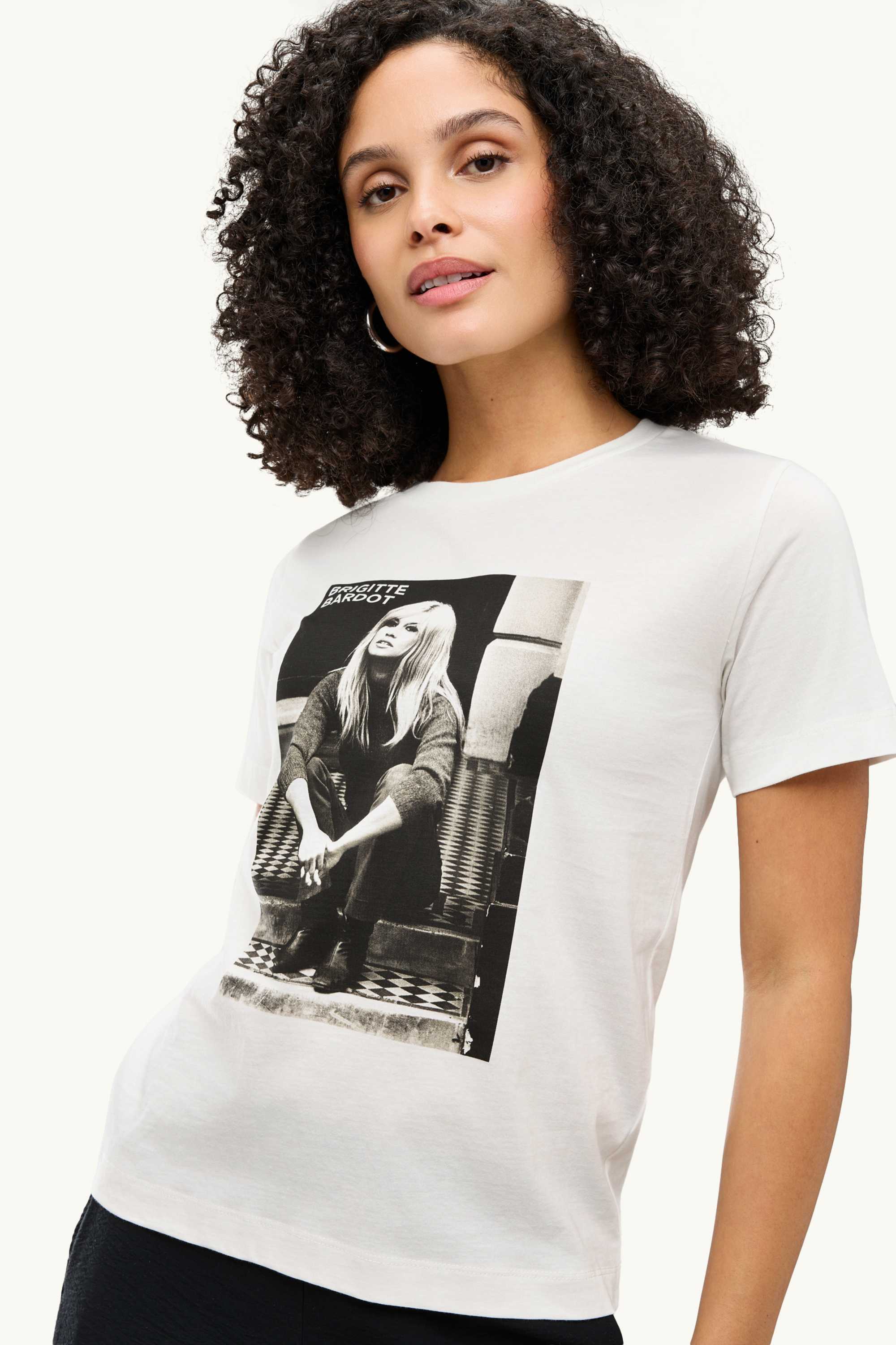 T-shirt - regular fit - Brigitte Bardot white