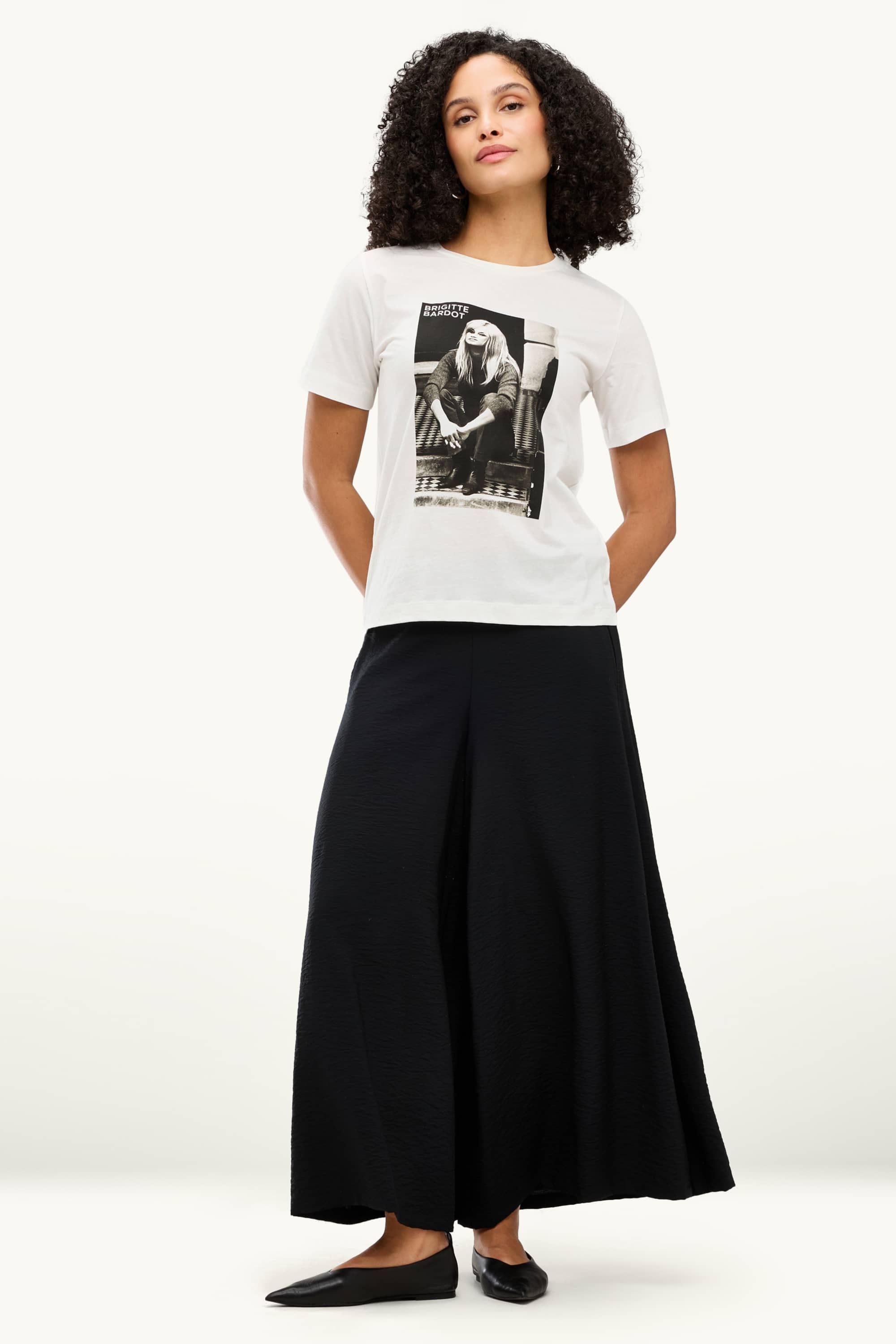 T-shirt - regular fit - Brigitte Bardot white