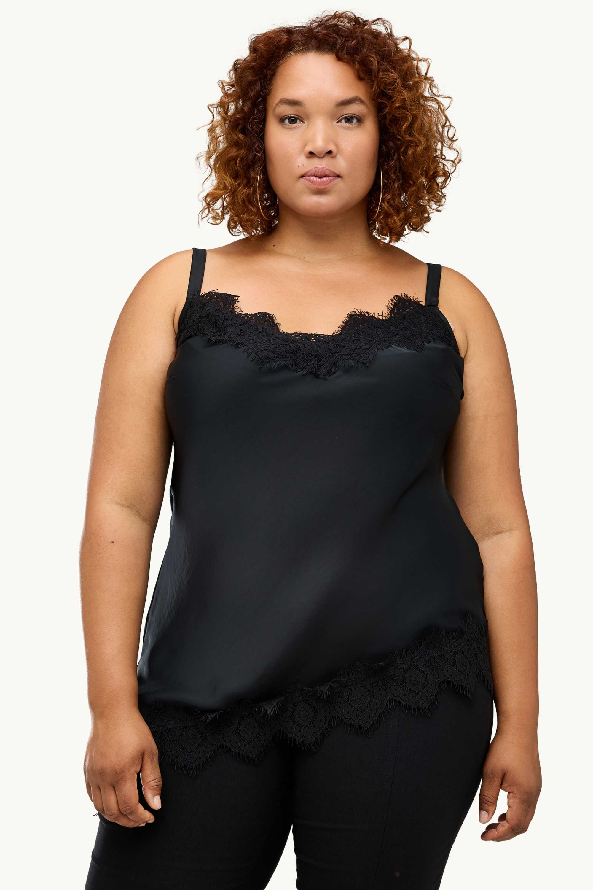 Blouse top black