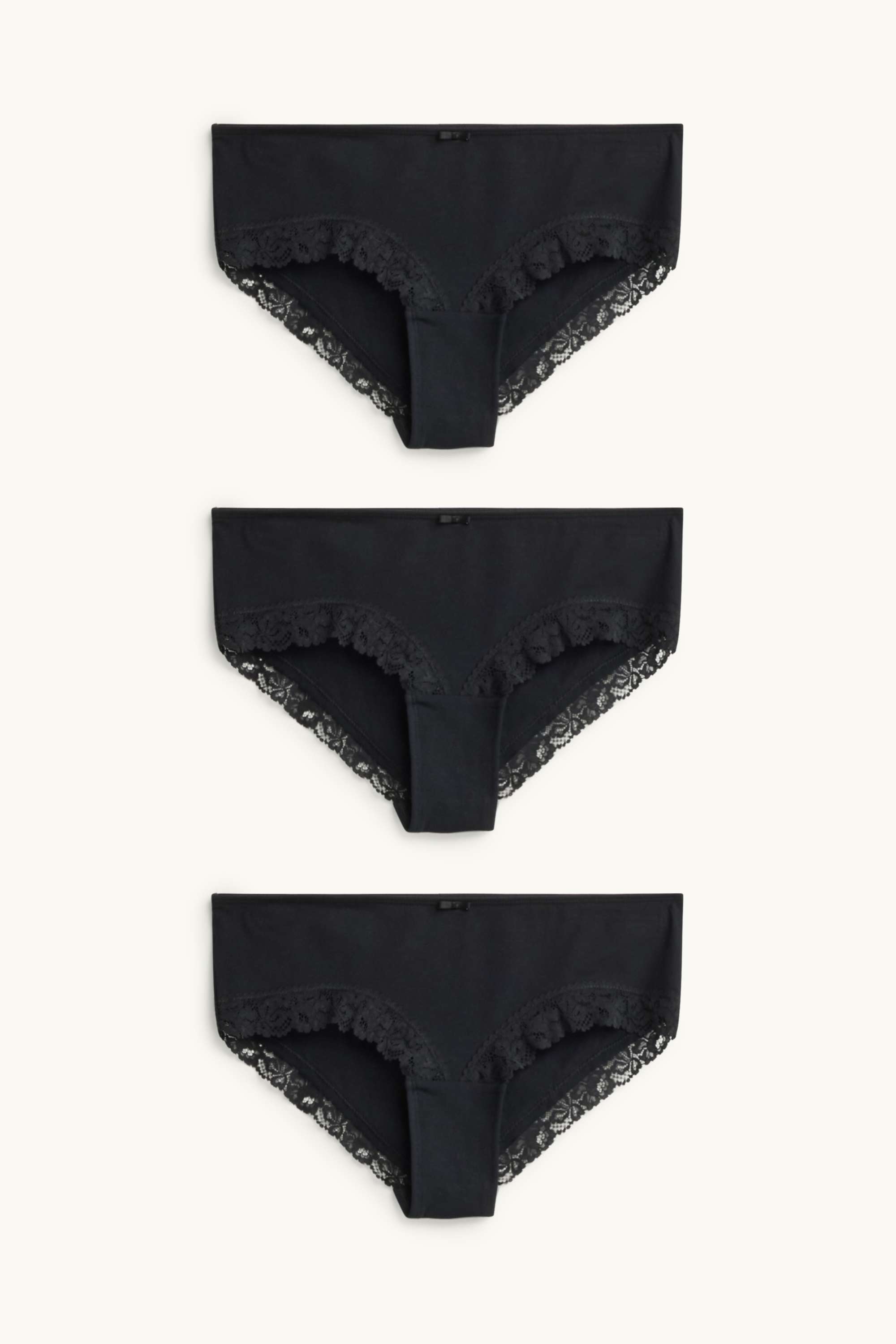 Multipack of 3 - hipsters black