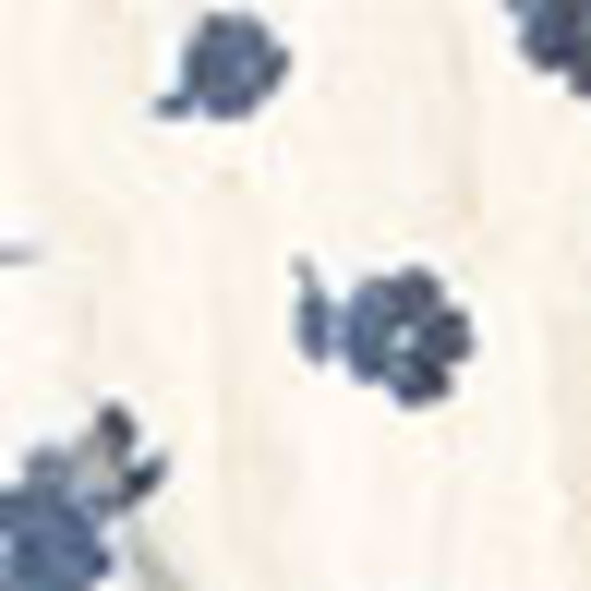 Lace dress - floral white / blue