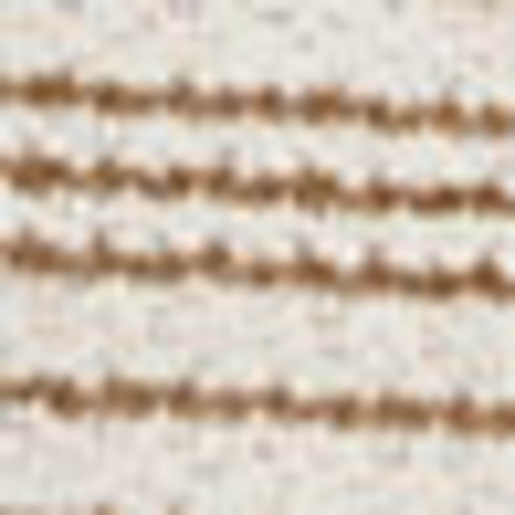 Knitted trousers - mid-rise waist - wide leg - striped light brown
