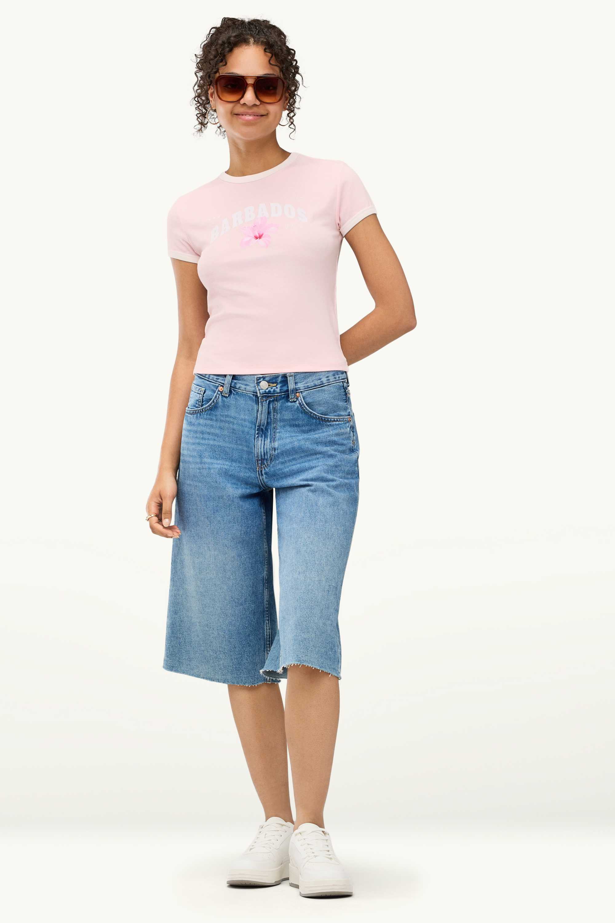 T-shirt - slim fit pale pink