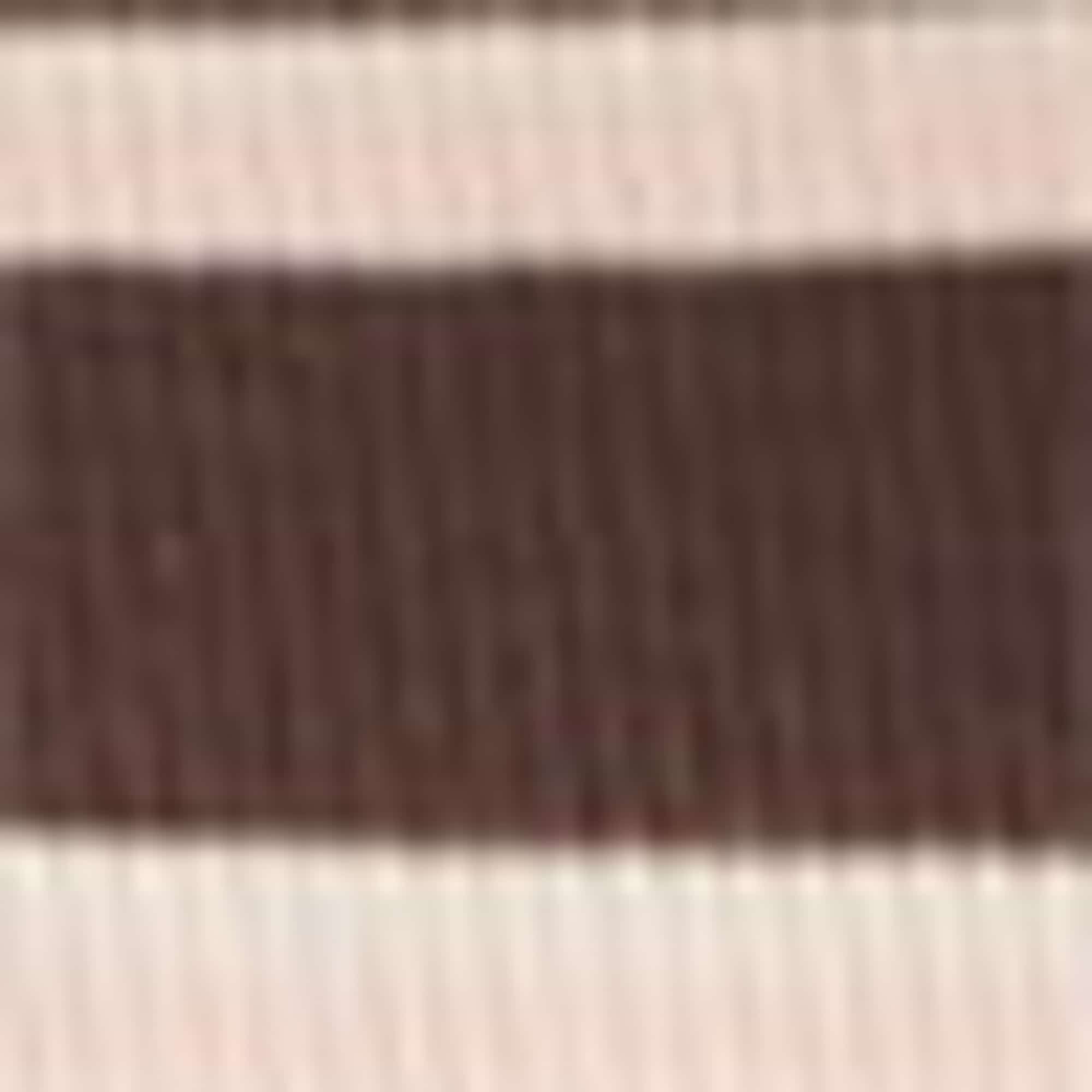 Polo shirt - slim fit - striped - ribbed brown / cremewhite