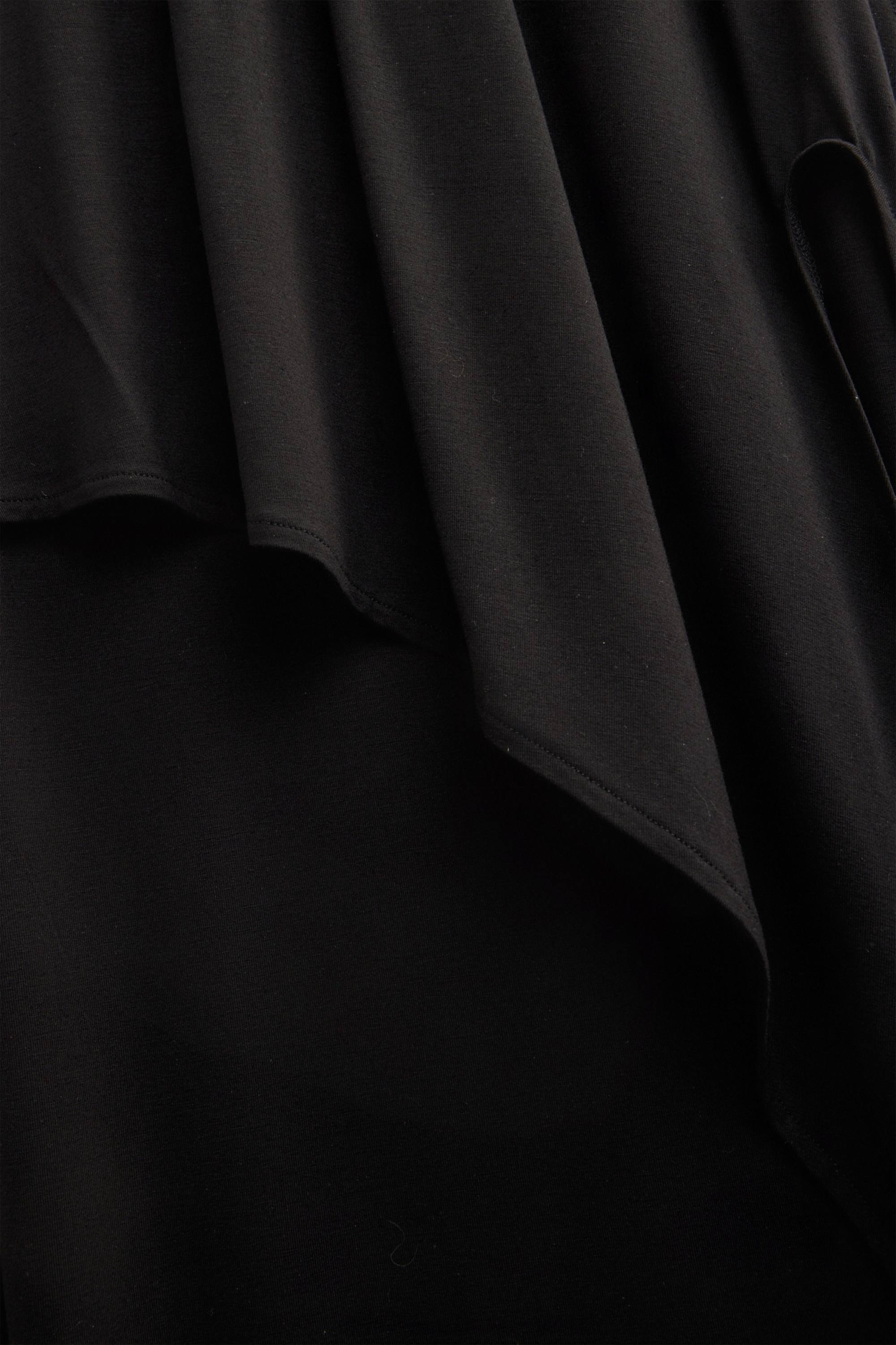 Viscose dress - straight fit black